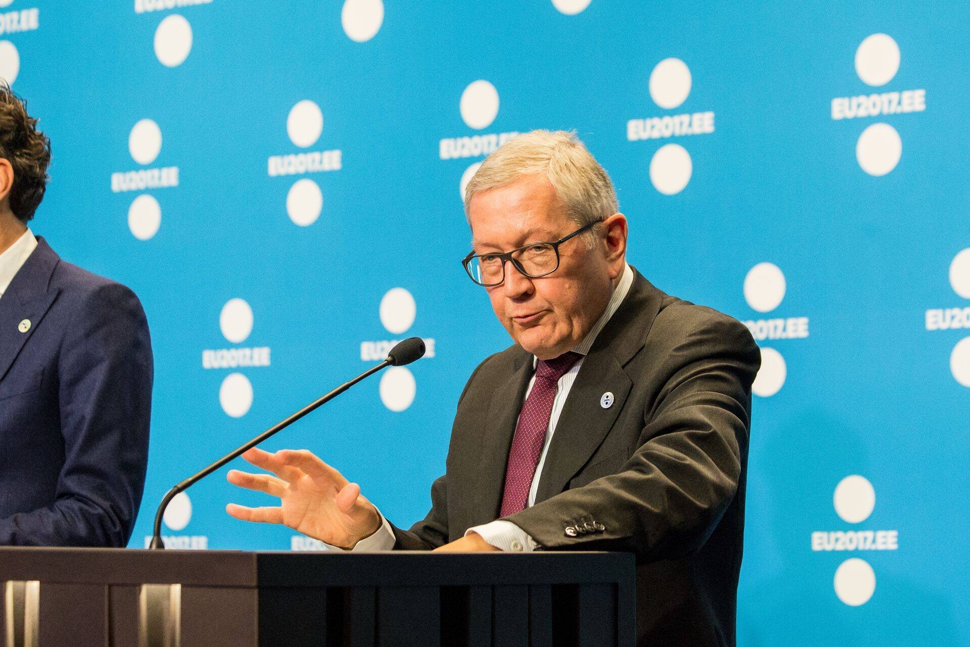 ESMi juht Klaus Regling Tallinnas