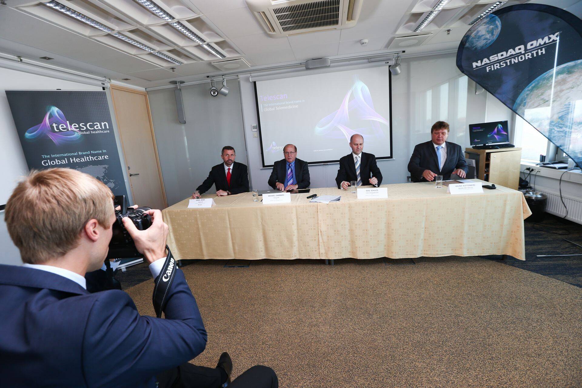 2013. aastal Telescani vastuvõtmisel Balti alternatiivbörsile toimus paljulubav pressikonverents.