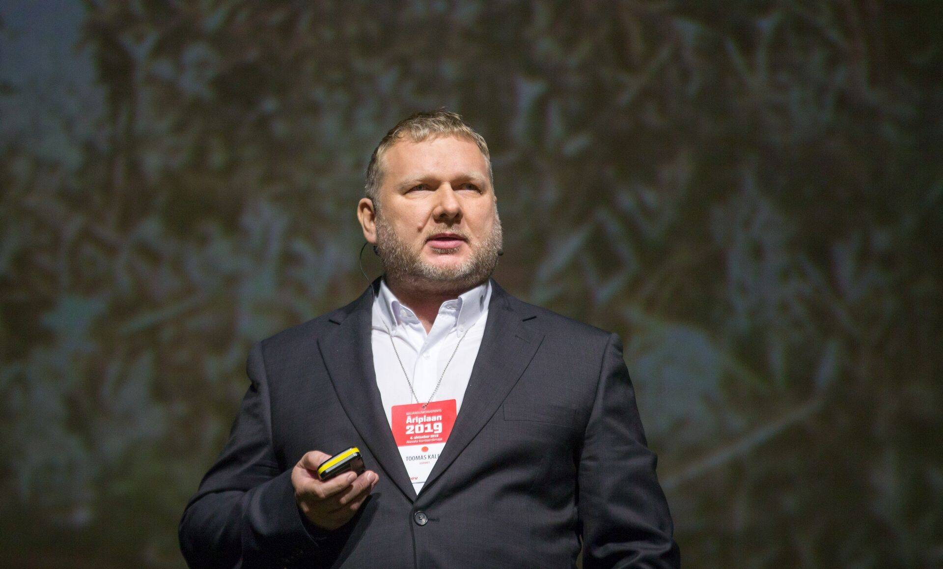Toomas Kalev Äriplaan 2019 konverentsil.