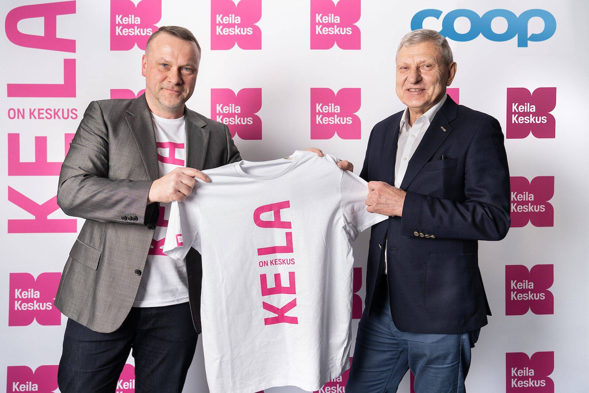 Harju KEK-i tegevjuht Janek Lehtmets ja Harju Tarbijate Ühistu juhatuse esimees Jaan Marjundi