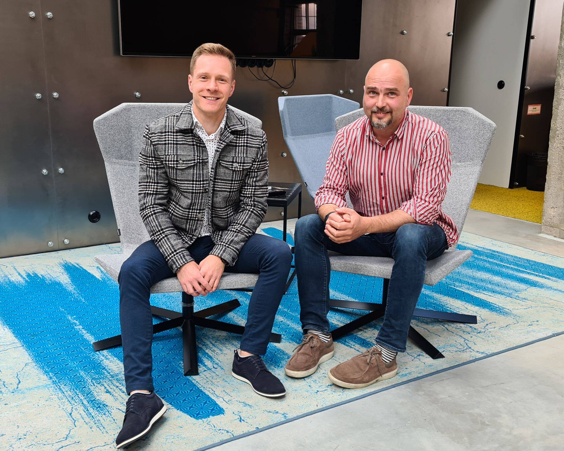 Dominate Sales'i partner Andres Kiviselg ja projektijuht Märt Jõesaar