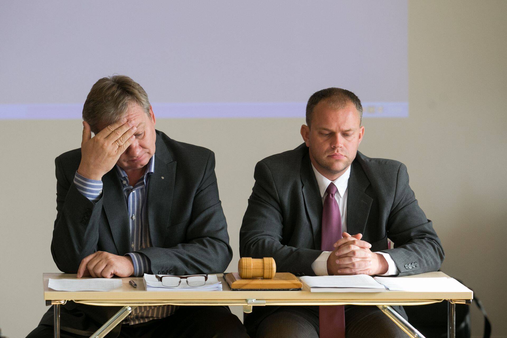 Endine Paide abilinnapea ja volikogu aseesimees Janno Lehemets (paremal) juhib praegu linnale kuuluvat Paide Haldust ning ta on Keskerakonna Paide osakonna esimees..