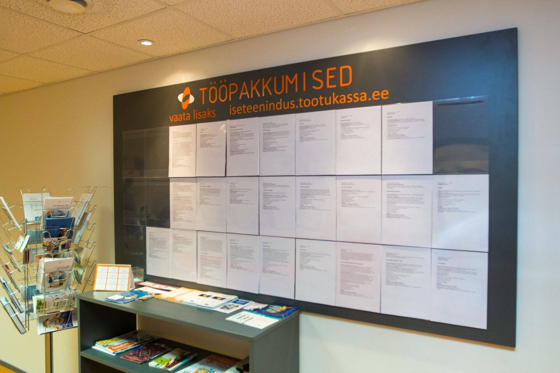 Eesti Töötukassa Valgamaa osakond. Töökuulutused, tööpakumised. Töötus, töö otsimineFoto: Arvo Meeks/Valgamaalane