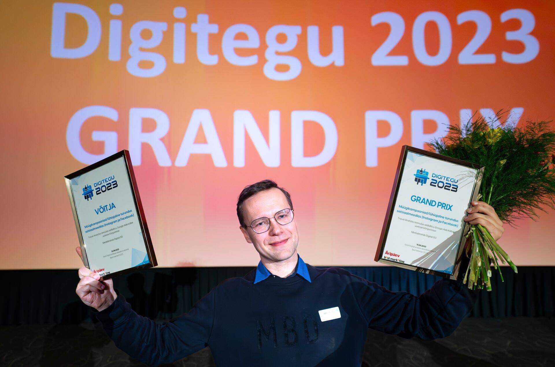 Aasta Digitegu 2023 grand prix' tööd esitanud Harlis Velk agentuurist Mediabrands Digital.