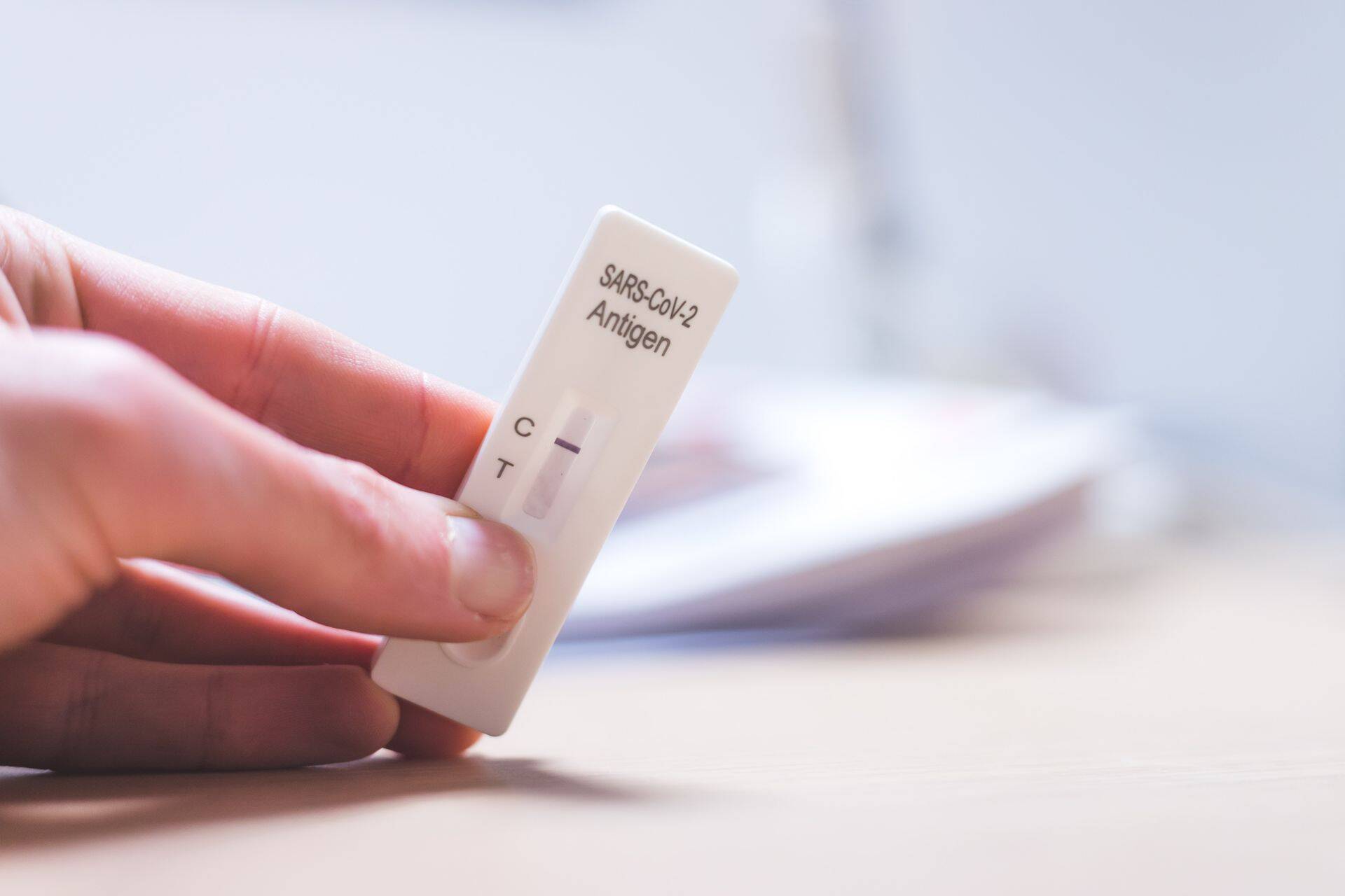 Kodune koroonatest. Foto on illustratiivne.