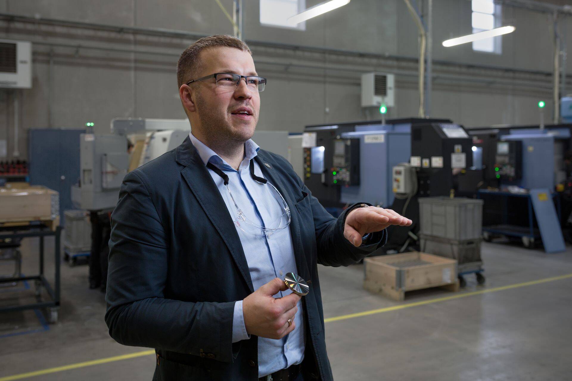 Radius Machiningi juht Veljo Konnimois.