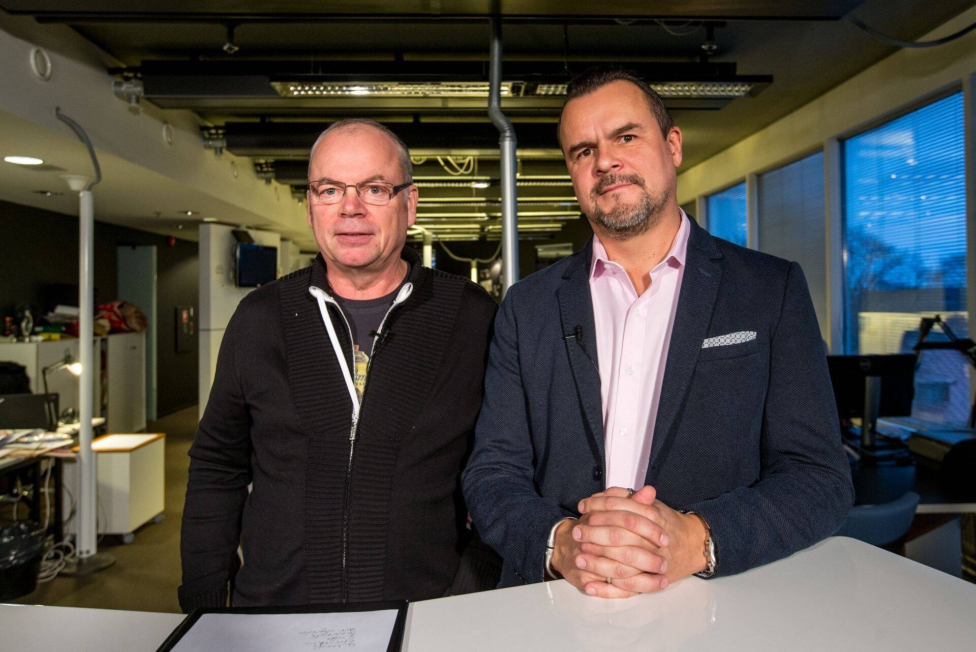 Jüri Mõis ja Erik Sakkov pidasid Äripäeva toimetuses debati riikliku lennufirma vajalikkuse üle.