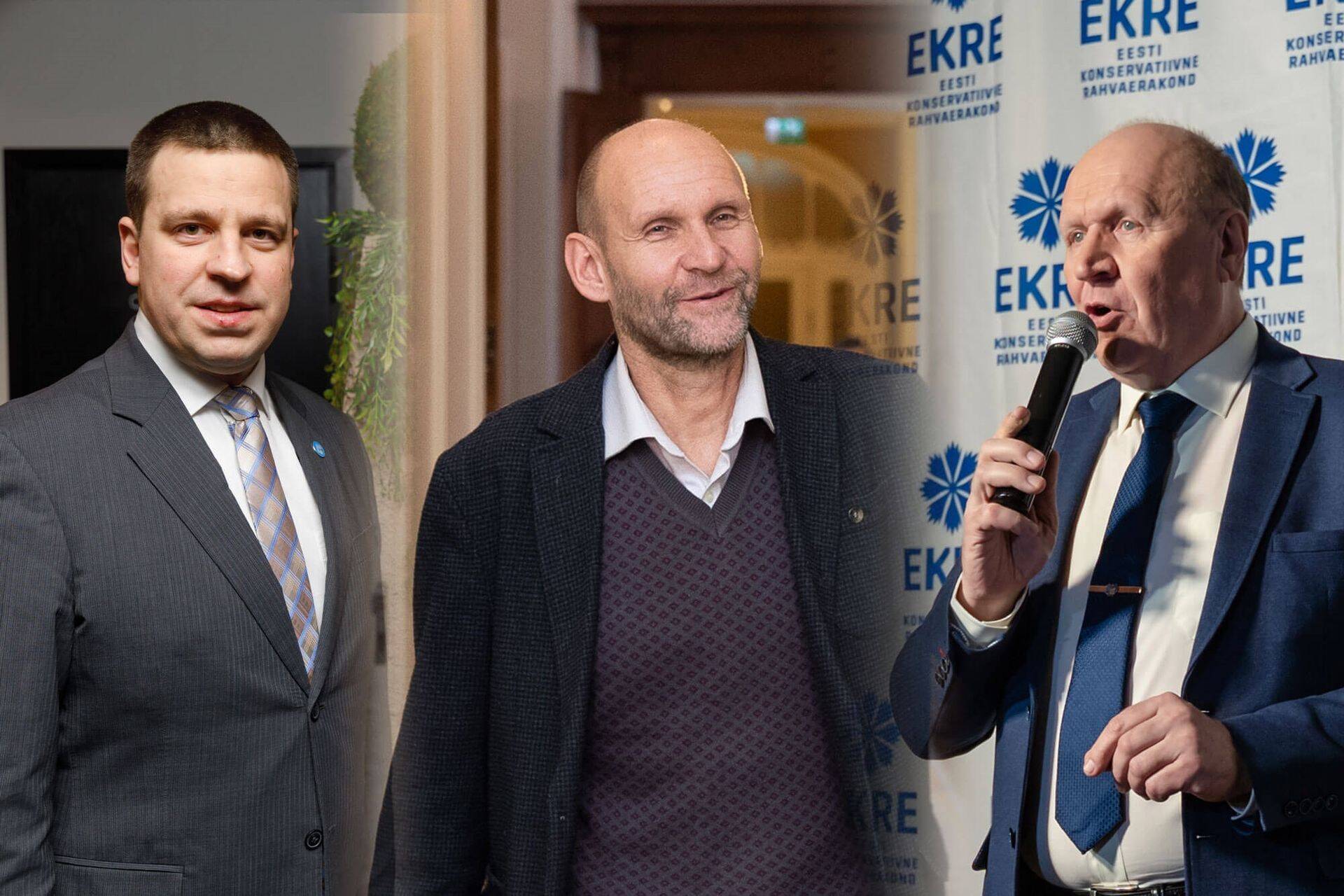 Jüri Ratas, Helir-Valdor Seeder, Mart Helme