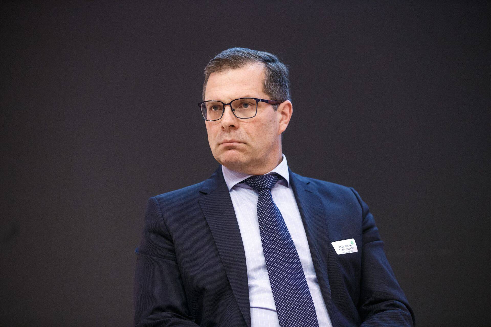 Peep Siitam energiakonverentsil 2016. aastal.