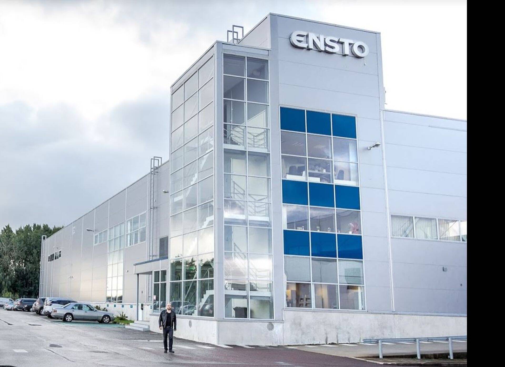 Ensto tehase hoone Lasnamäel.