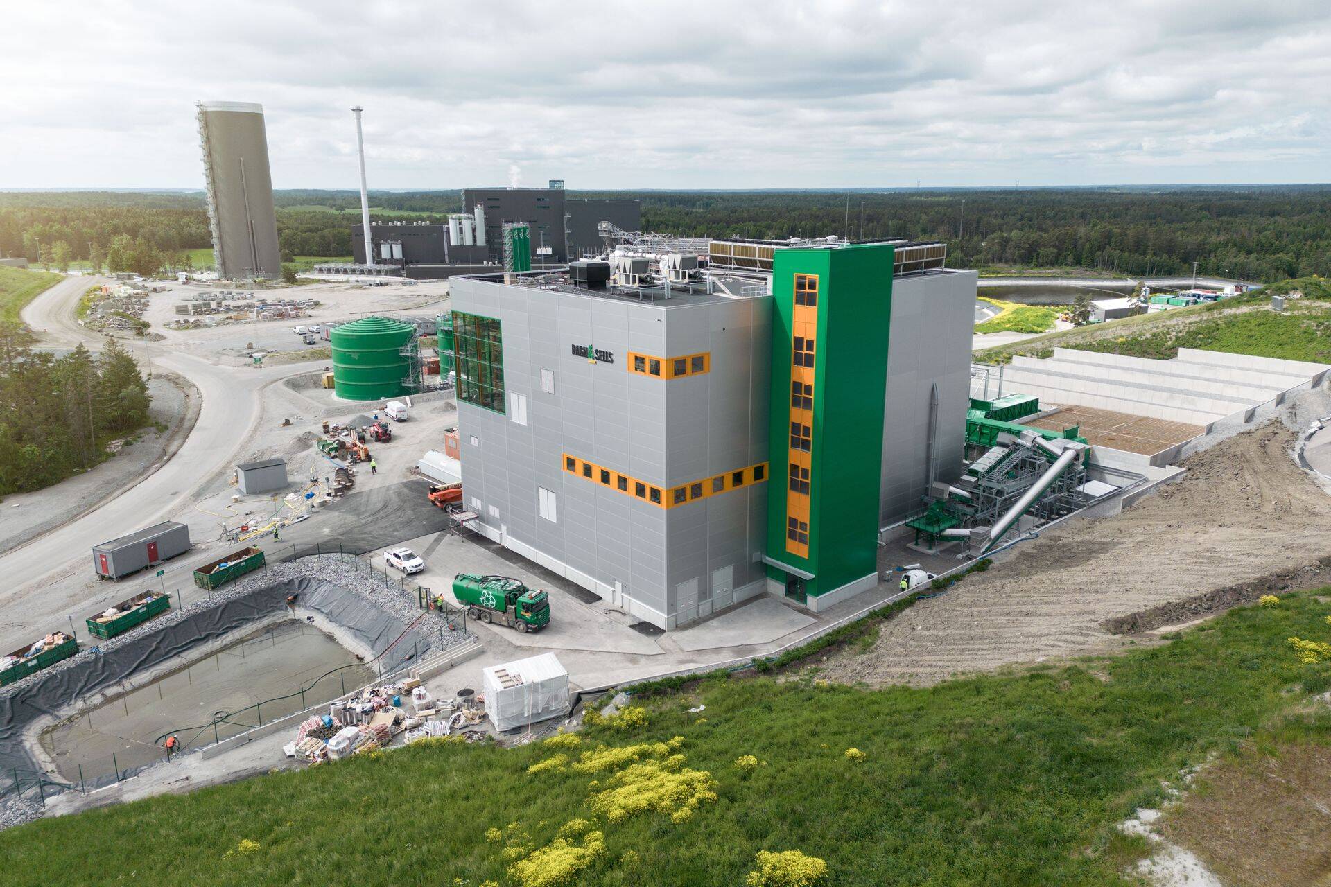 Ragn-Sellsi lendtuha väärindamise tehas Rootsis.