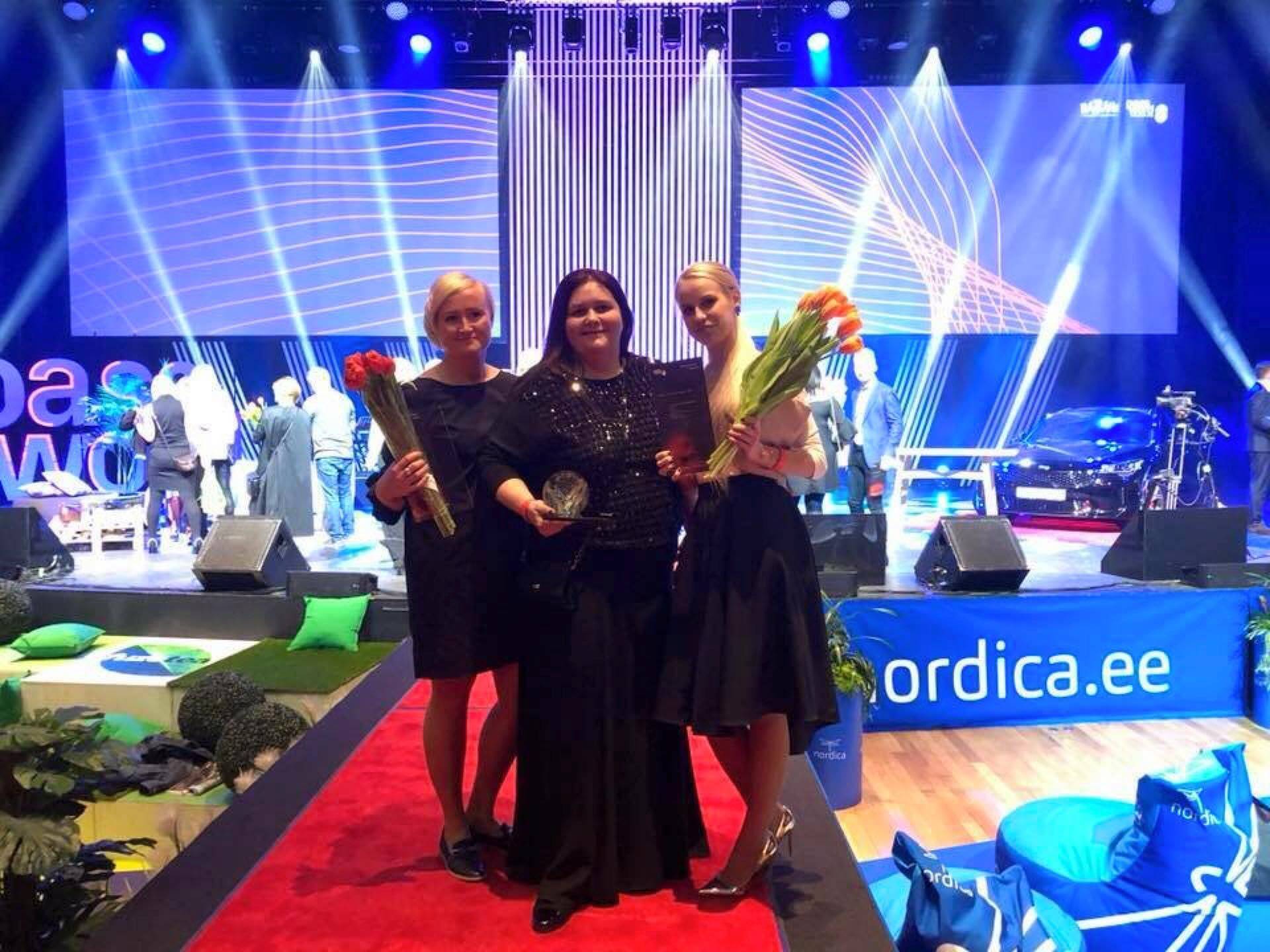 Auväärse tiitli pälvis Circle K kolmeliikmeline turundustiim koosseisus Diana Veigel, Madli Merila ja Keidi Kitt.