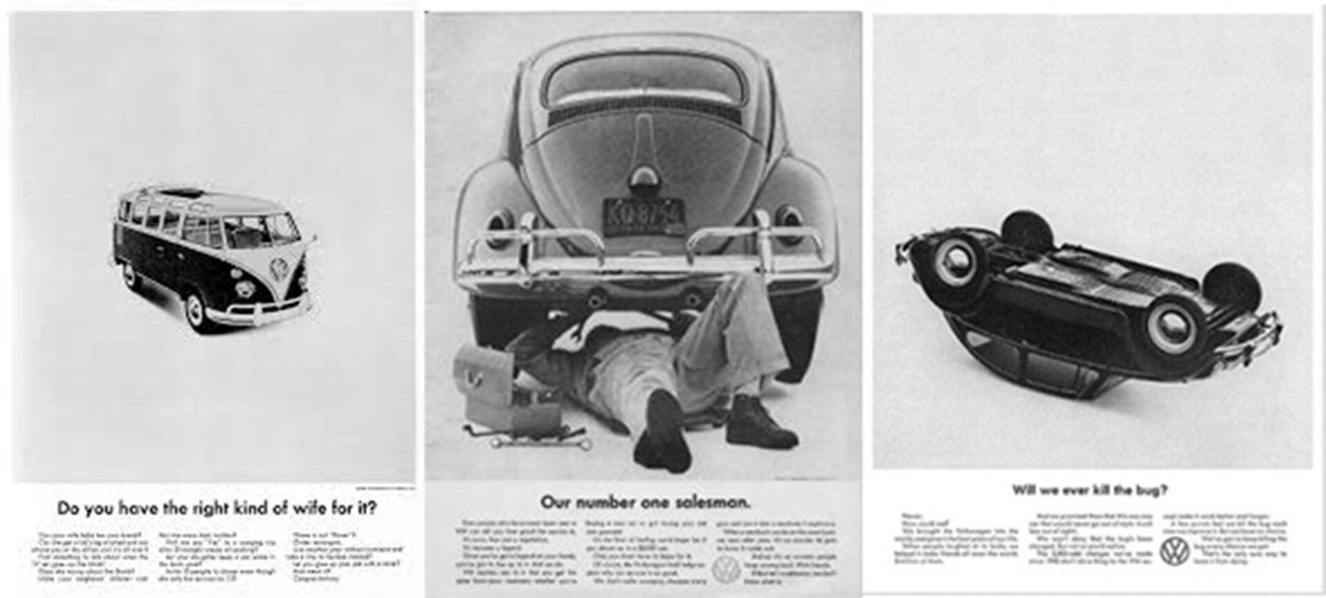 Lihtsus, nagu näiteks Ned Doyle´i ja Maxwell Dane´i pool sajandit tagasi loodud Volkswageni reklaamis, töötab endiselt.