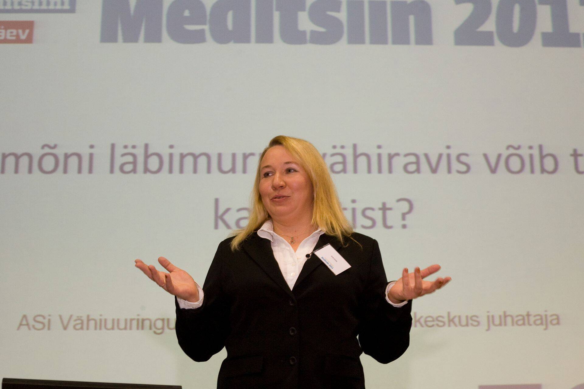 Vähiuuringute Tehnoloogia Arenduskeskuse juhataja Riin Ehin