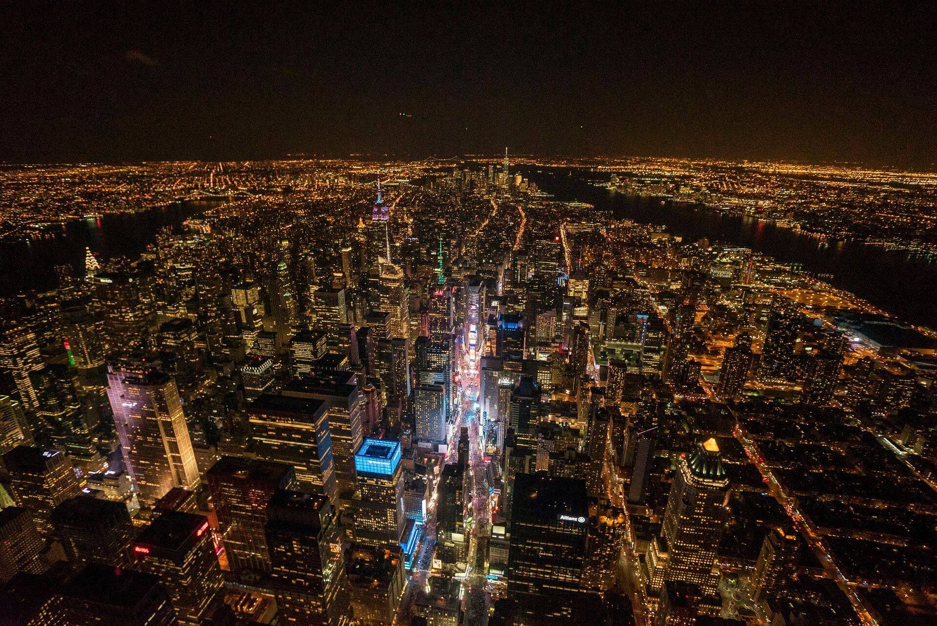 New Yorgi Timesi väljak uusaastapidustuste ajal.