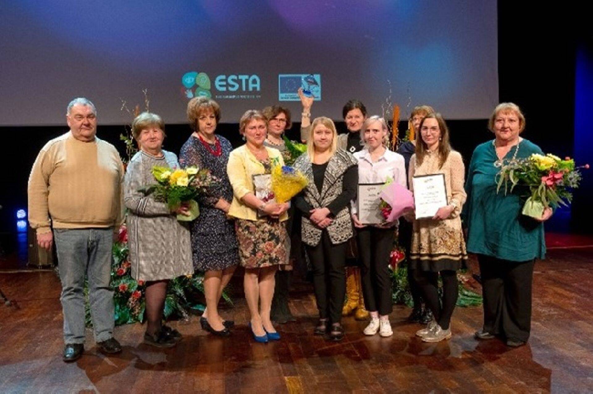 Sotsiaalvaldkonna töötajate tunnustusürituse laureaadid aastal 2022.