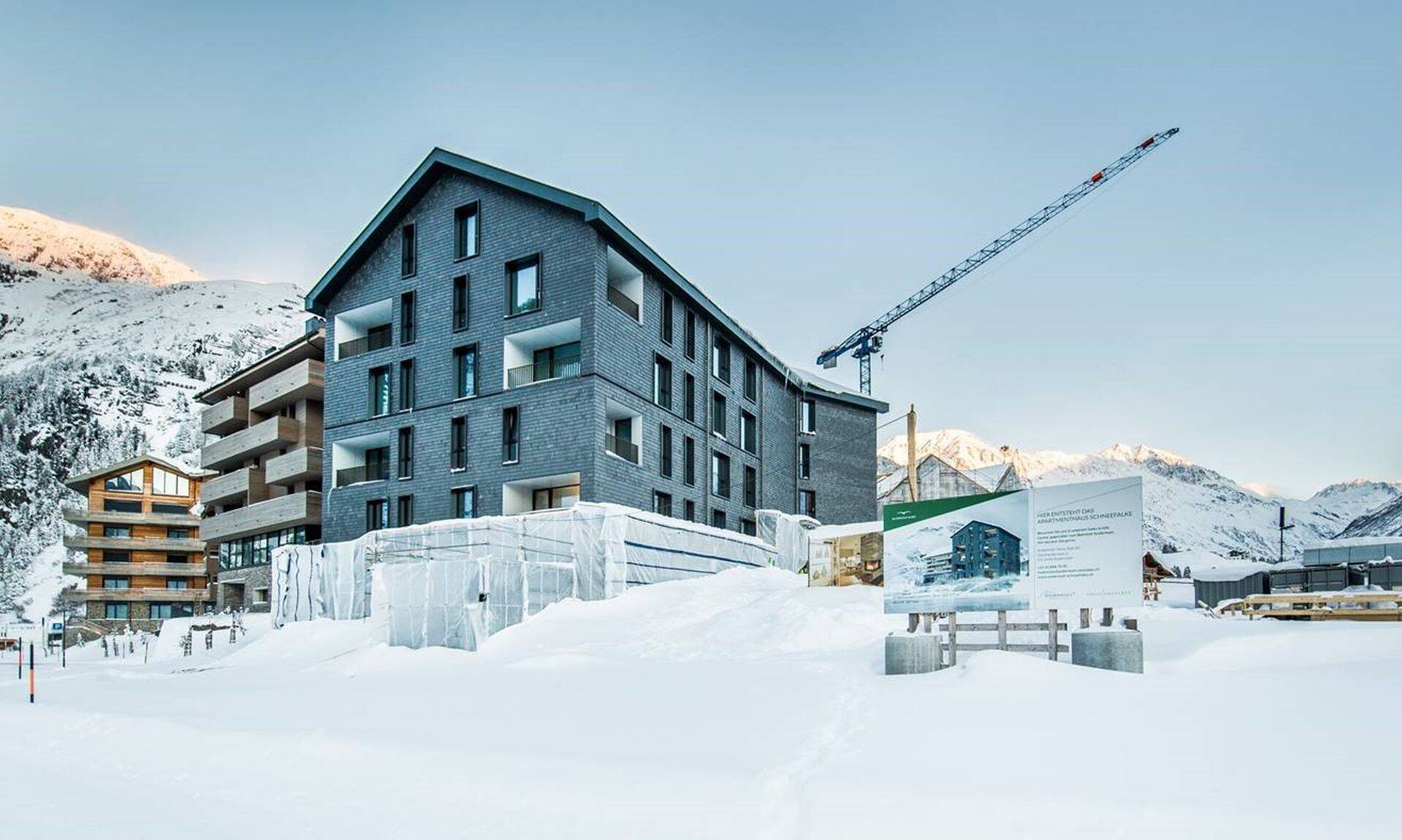Swiss Property elamuprojekt Andermatti piirkonnas Šveitsis.