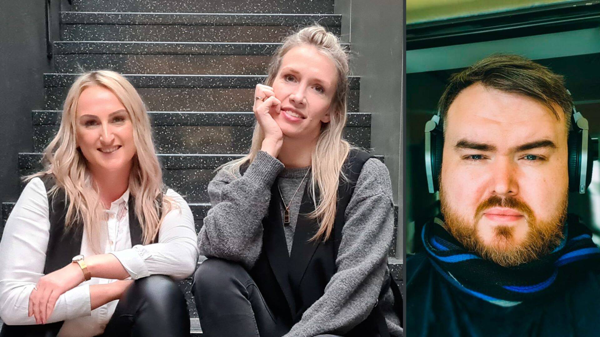 Keit Ausner, Anni Rahula ja Henry Jakobson.