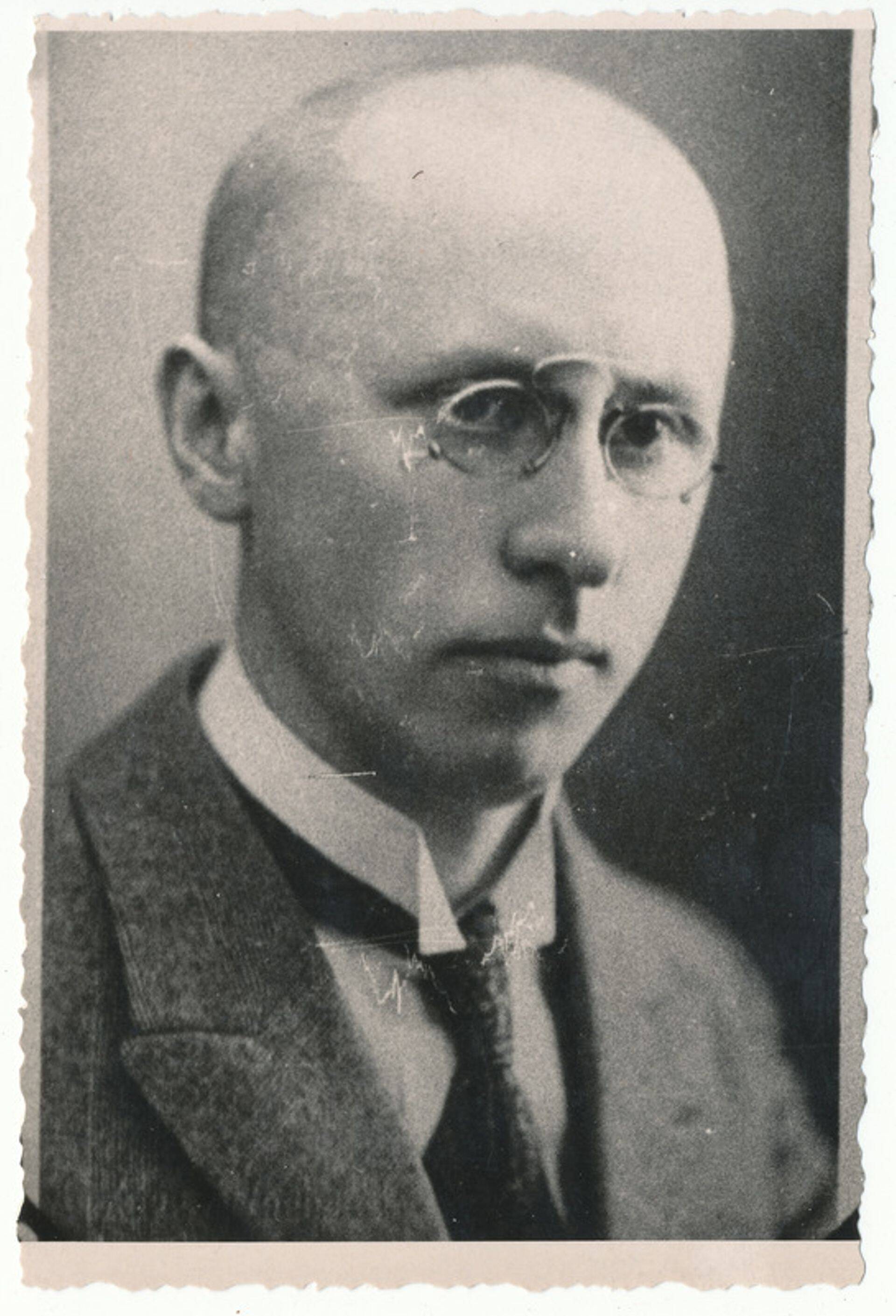Rudolf Reiman Võru õpetajate seminari päevil.