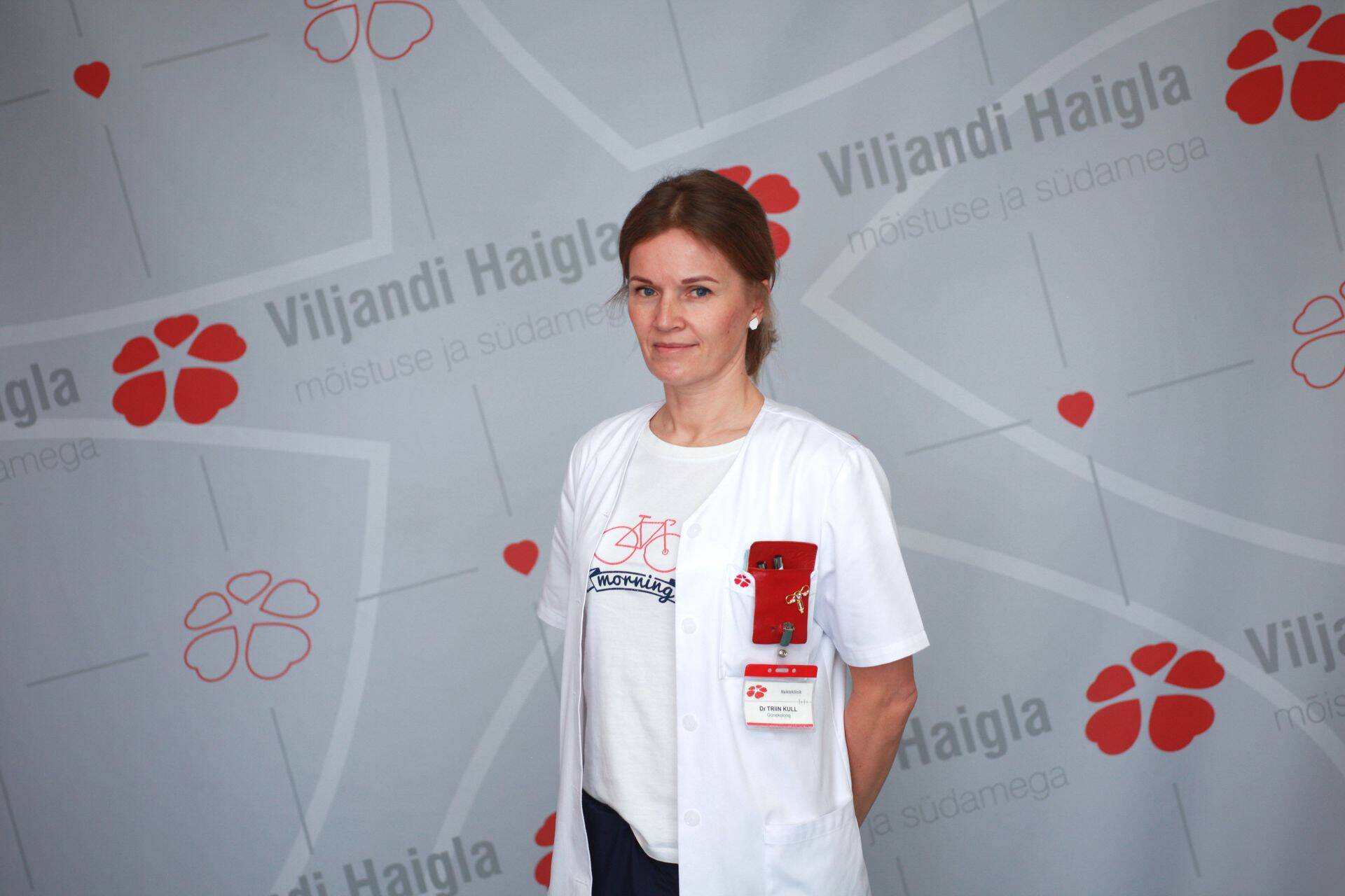 Fotol: Viljandi haigla naistearst dr Triin Kull.