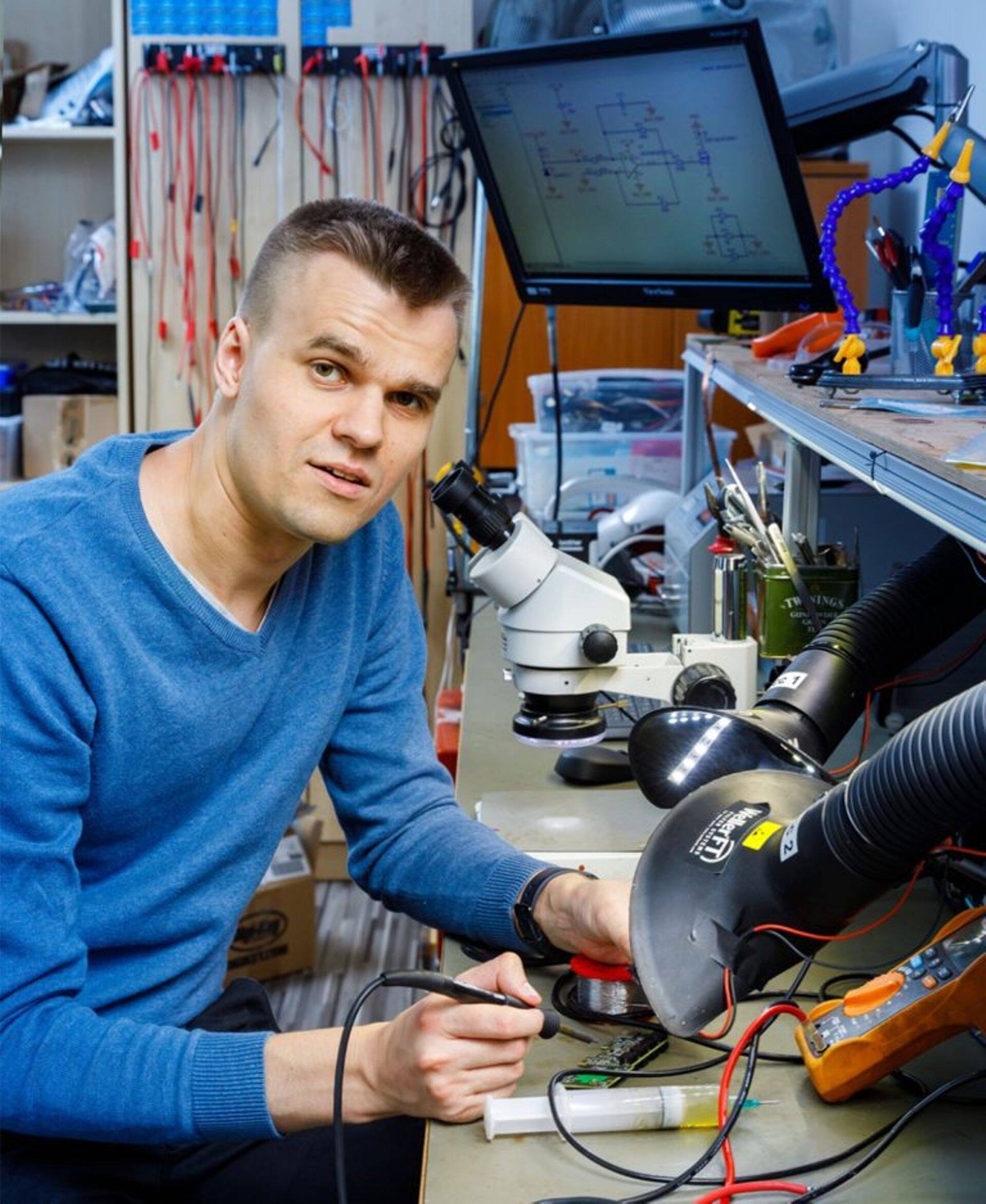 Elektroonikaettevõtte Krakul tegevjuht Jaan Hendrik Murumets.
