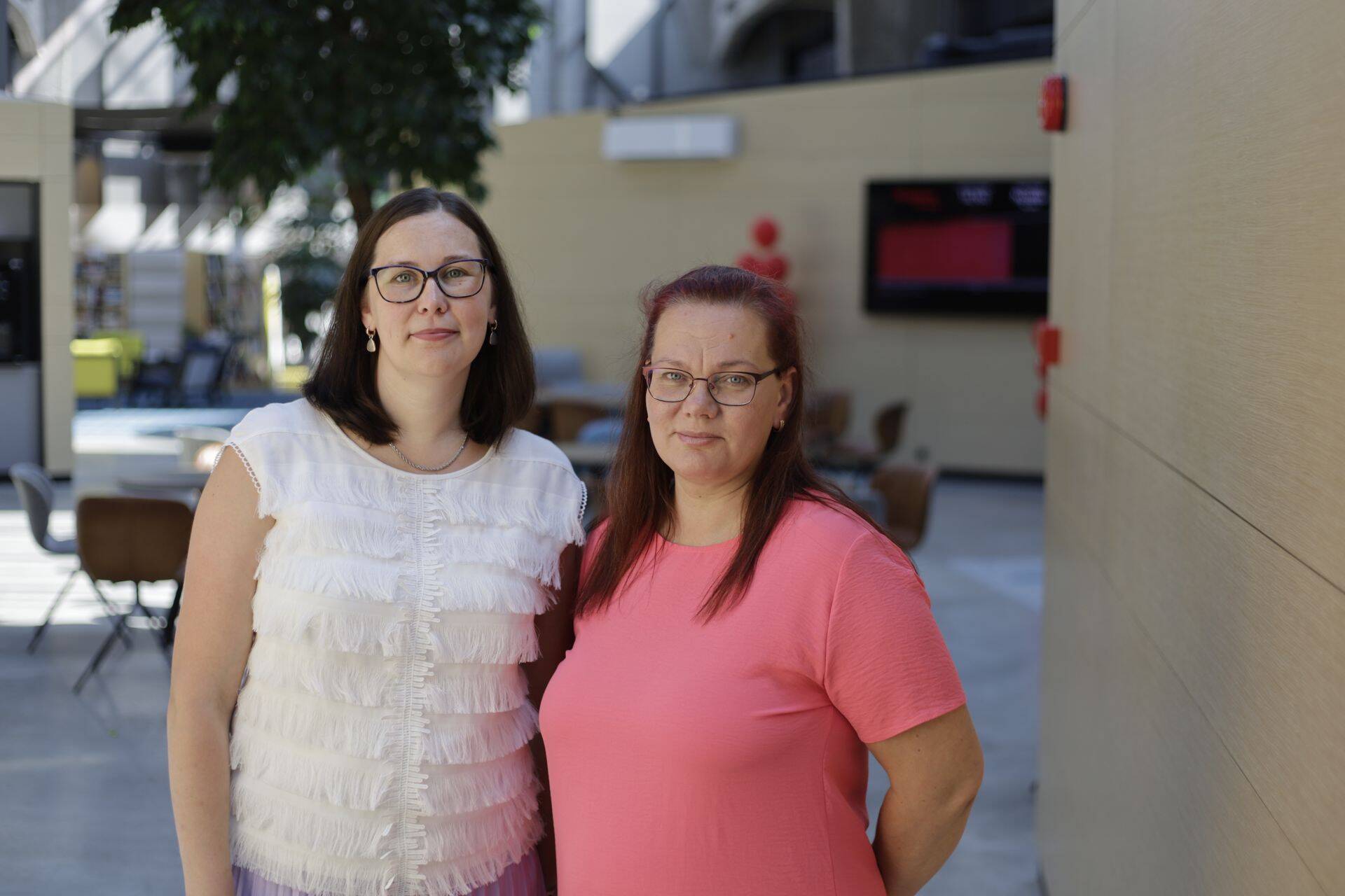 Töötukassa teenusejuht Livia Laas ja Personaliuudiste juht Helen Roots