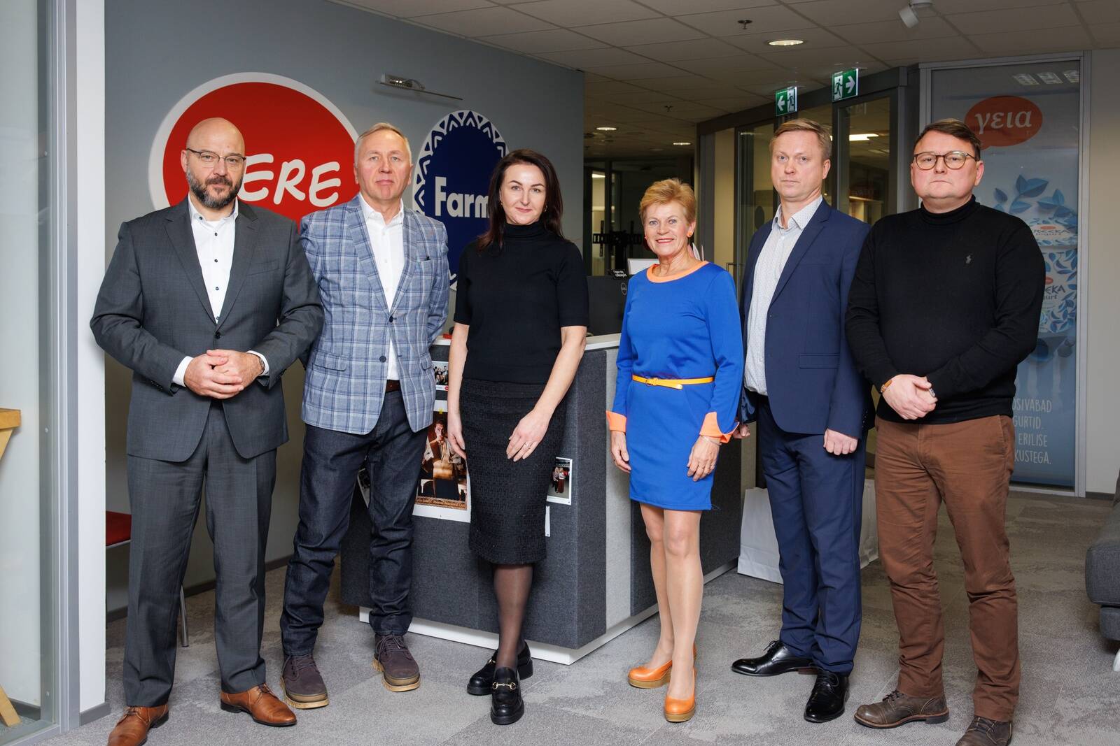 Vasakult: Jaanus Vihand, Ülo Kivine, Kristi Lomp, Sirje Potisepp, Ott Neeme ja Silver Kaur.