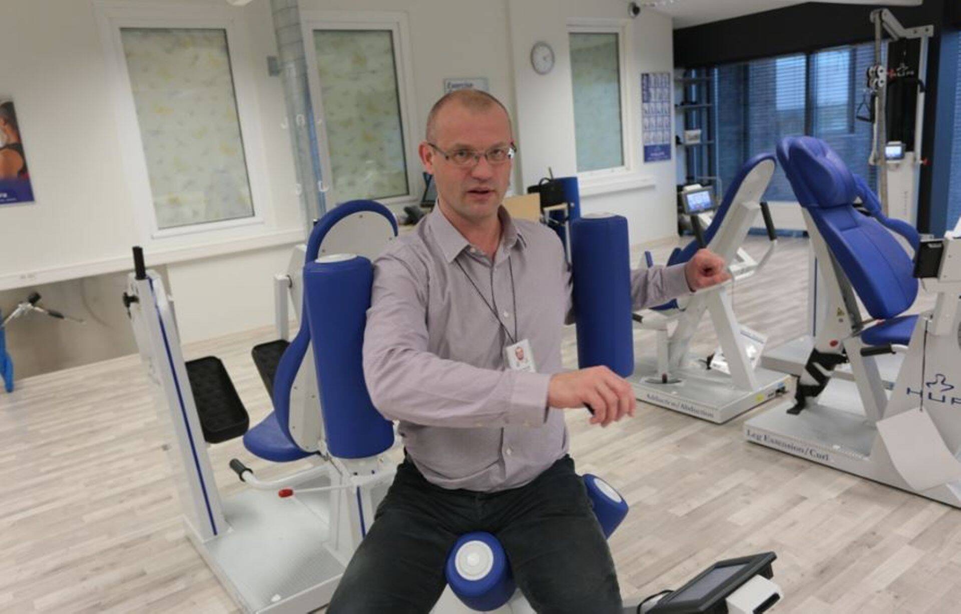 Haapsalu taastusravihaigla juht Priit Eelmäe.