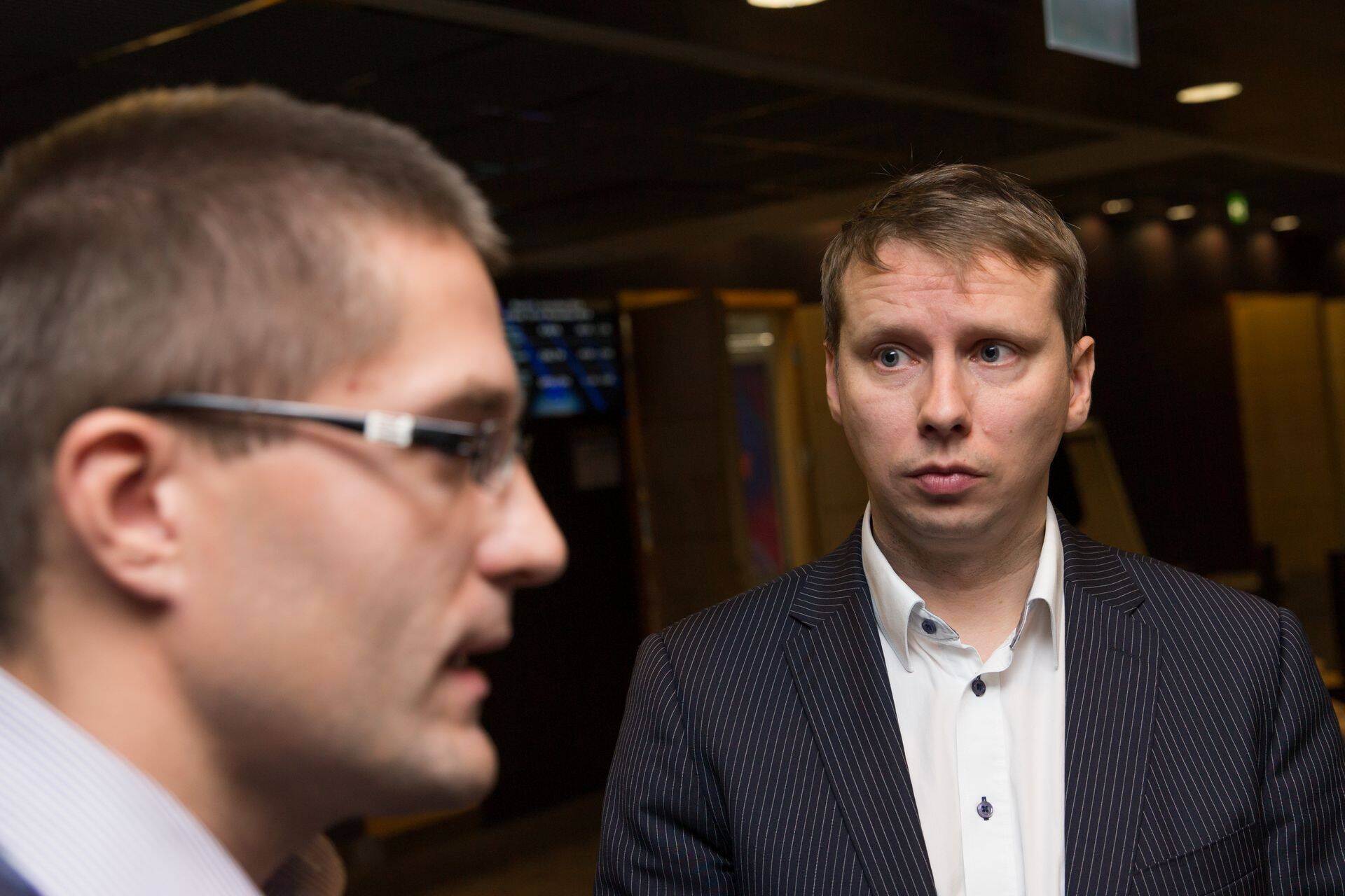 Silvano Fashoin Group finantsjuht Aleksei Kadõrko (vasakul) ja juht Märt Meerits.