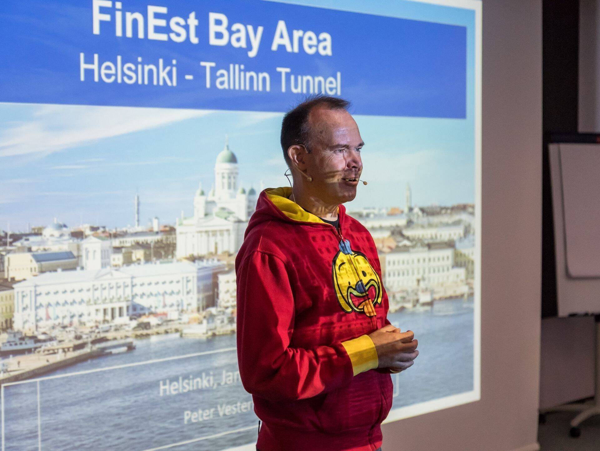 Tallinn-Helsingi tunneliprojekti vedav ettevõtja Peter Vesterbacka.