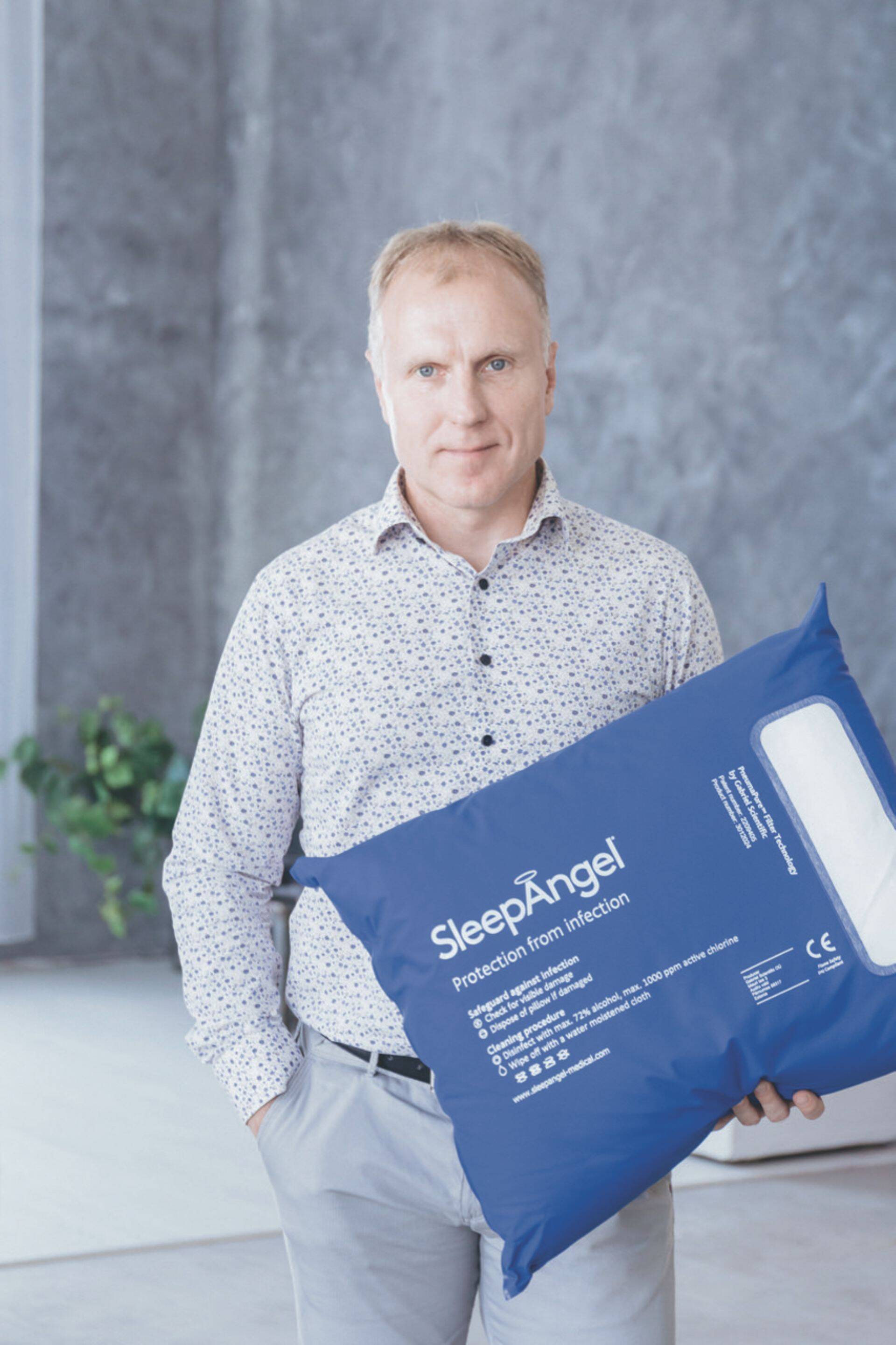 Sven Jürisoo, SleepAngel asutaja ja tegevjuht, sõnul on PneumaPure filtertehnoloogia kaua oodatud innovatsioon magamistarvetes.