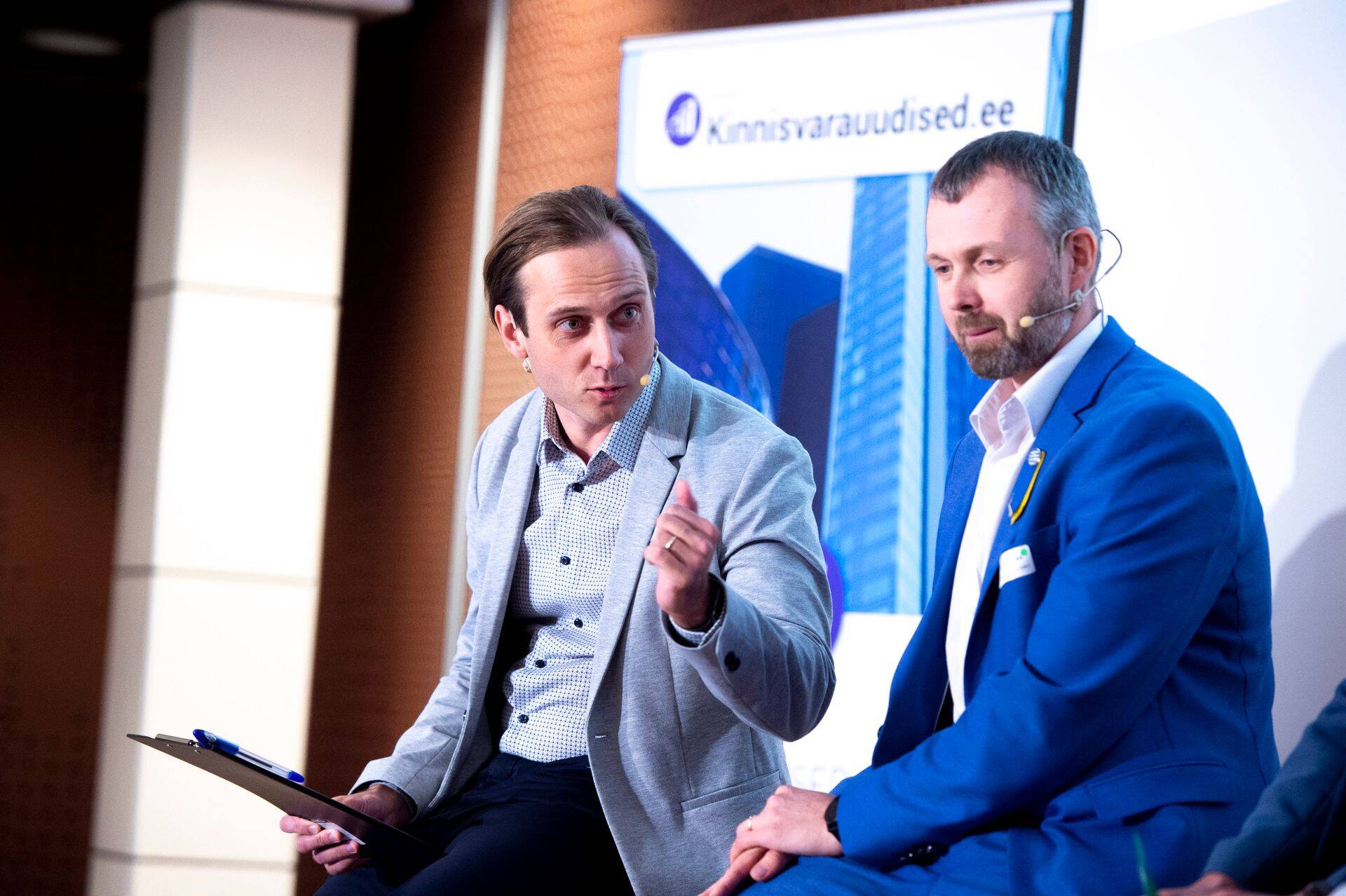 Arendusettevõtte Liveni tegevjuht Andero Laur ja Tallinna linnaplaneerimisameti juhataja Ivari Rannama seekord ühist keelt veel ei leidnud. Foto: Marko Mumm.