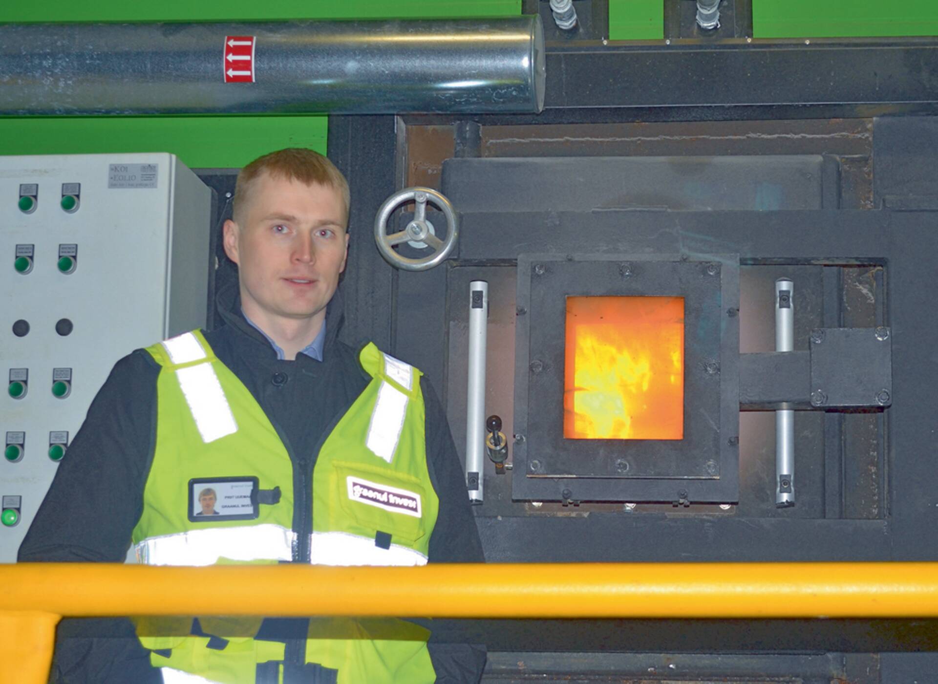 На когенераторной станции Graanul Invest происходит производство электроэнергии и тепла в соответствии с моделью, созданной Прийтом Ууемаа в его дипломной работе. ФОТО: ЧАСТНАЯ КОЛЛЕКЦИЯ