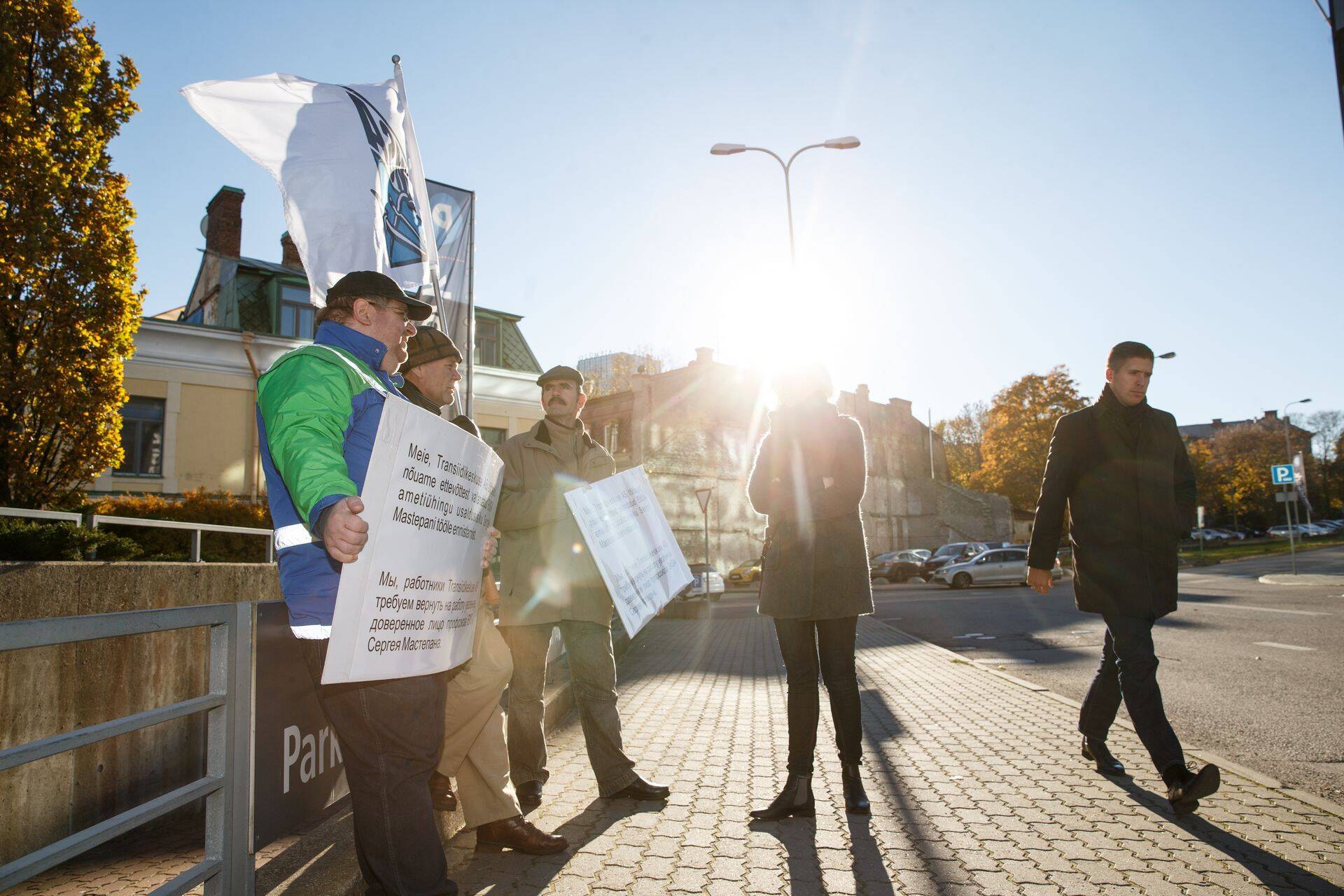 Kui ettevõte ei järgi töötajate õigust osaleda ametiühingu töös, võivad ametiühingud hakata protestima, nagu juhtus Transiidikeskuse ASiga.