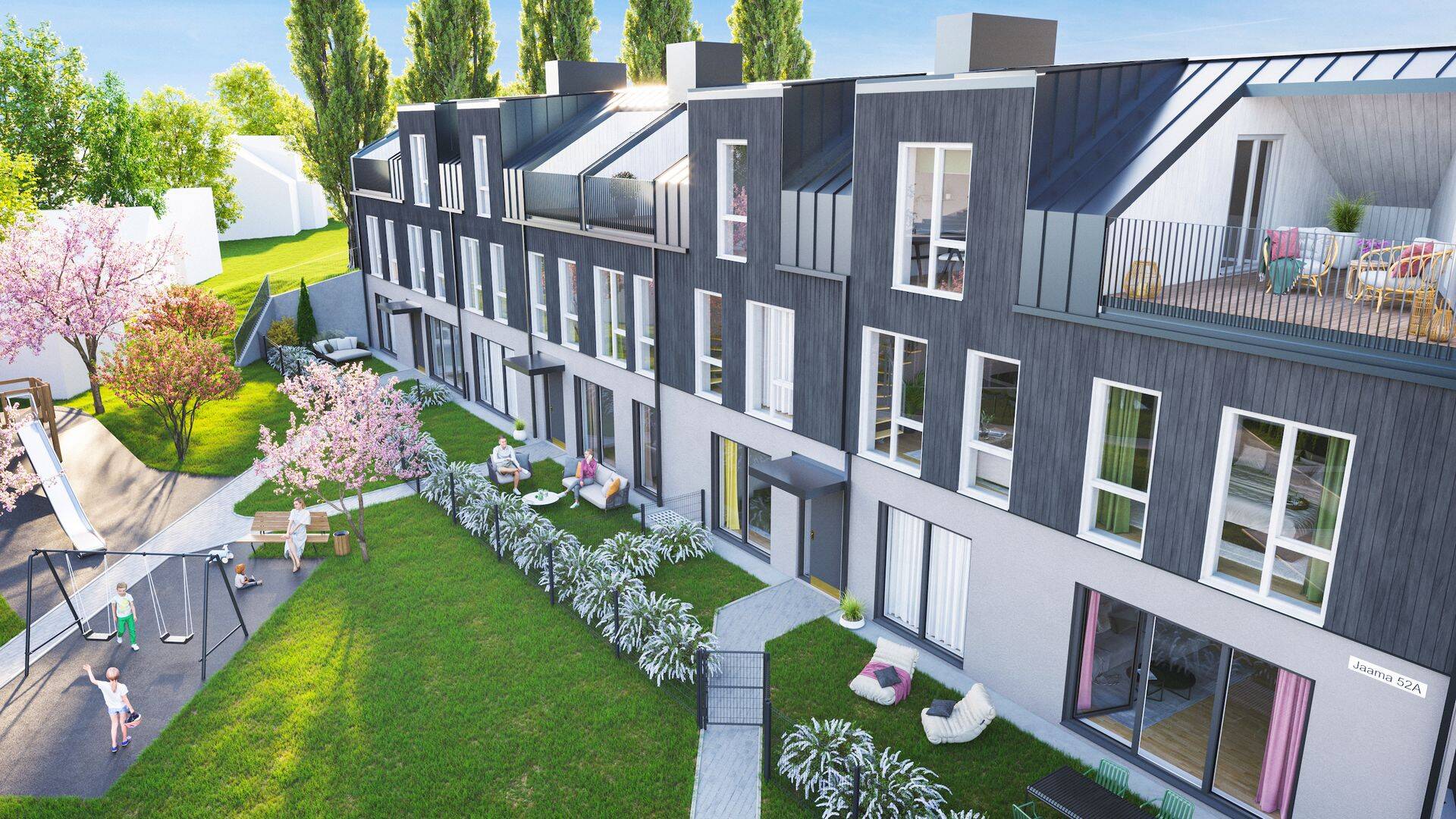 Jaama 52 arendus peaks valmima järgmise aasta suvel (Visuaal: Domus Kinnisvara).