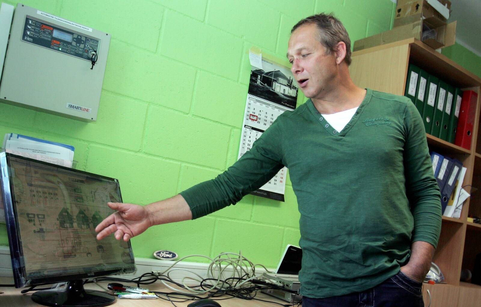 Eesti kiiremini kasvanud ettevõtte üks asutaja oli Rafik Asadov, kes Vinni Biogaasi osaluse 2022. aastal ära müüs. Foto on tehtud 2013. aastal, kui Vinnis hakkas tööle toona Eesti kolmas kaasaegne biojaam.