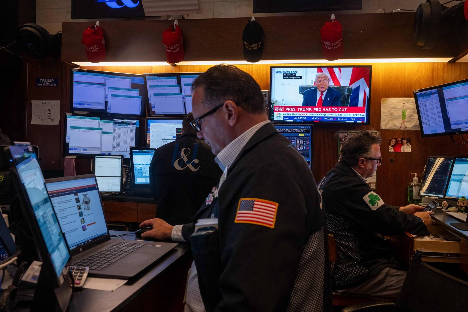 Maaklerid New Yorgi börsil.