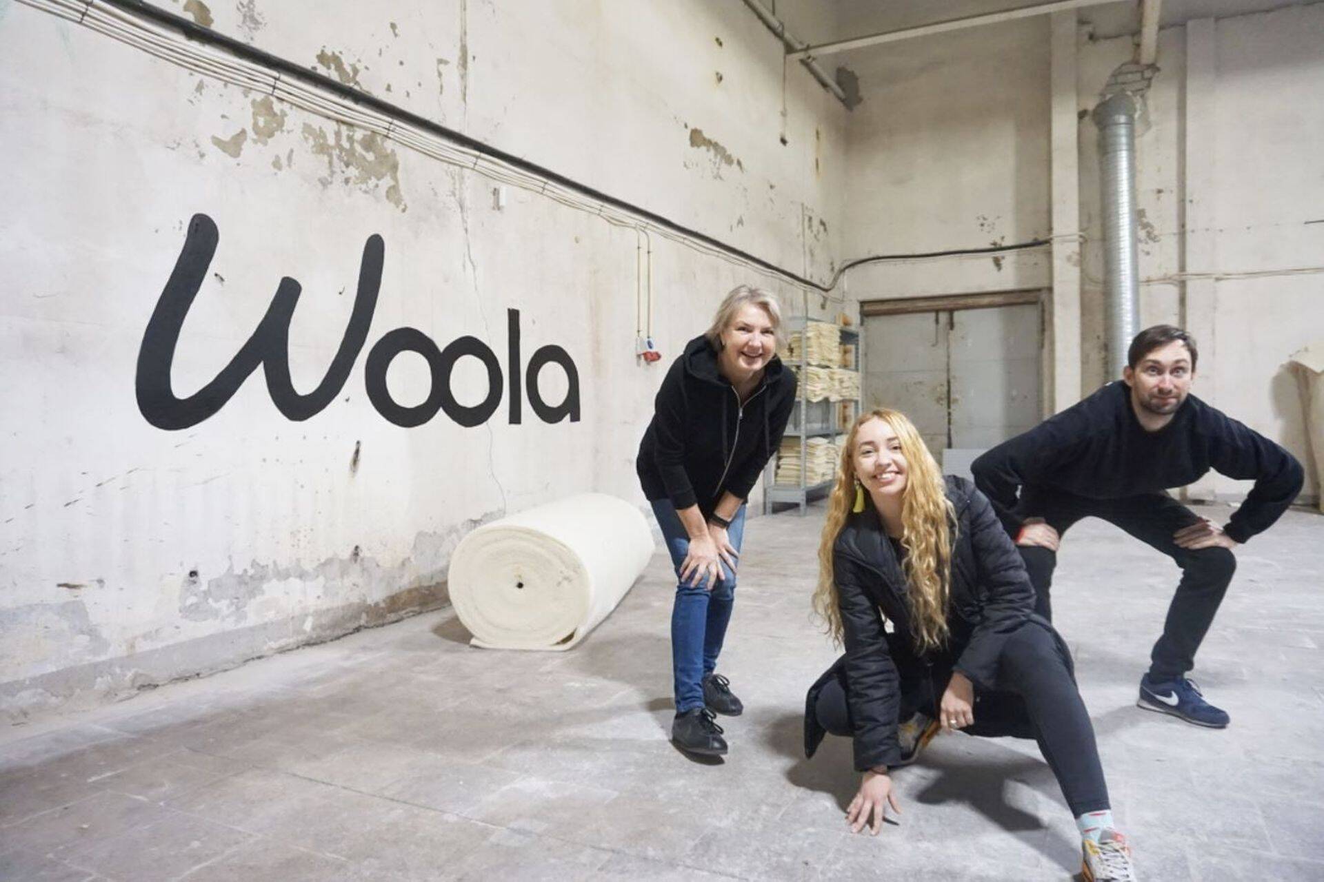 Mullikilele jääkvillast alternatiivi tootva ettevõtte Woola asutajad Katrin Kabun (vasakul), Anna-Liisa Palatu ja Jevgeni Širai.