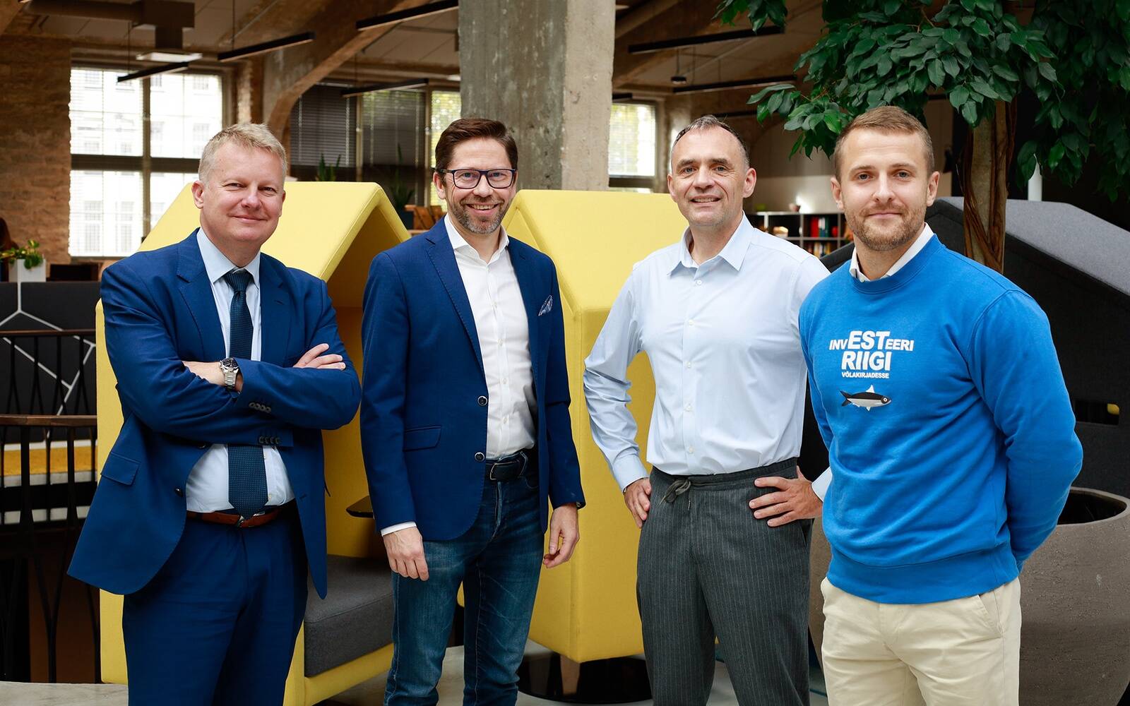 Indrek Nuume, Mait Sooaru, Paavo Siimann ja Silver Kalmus.