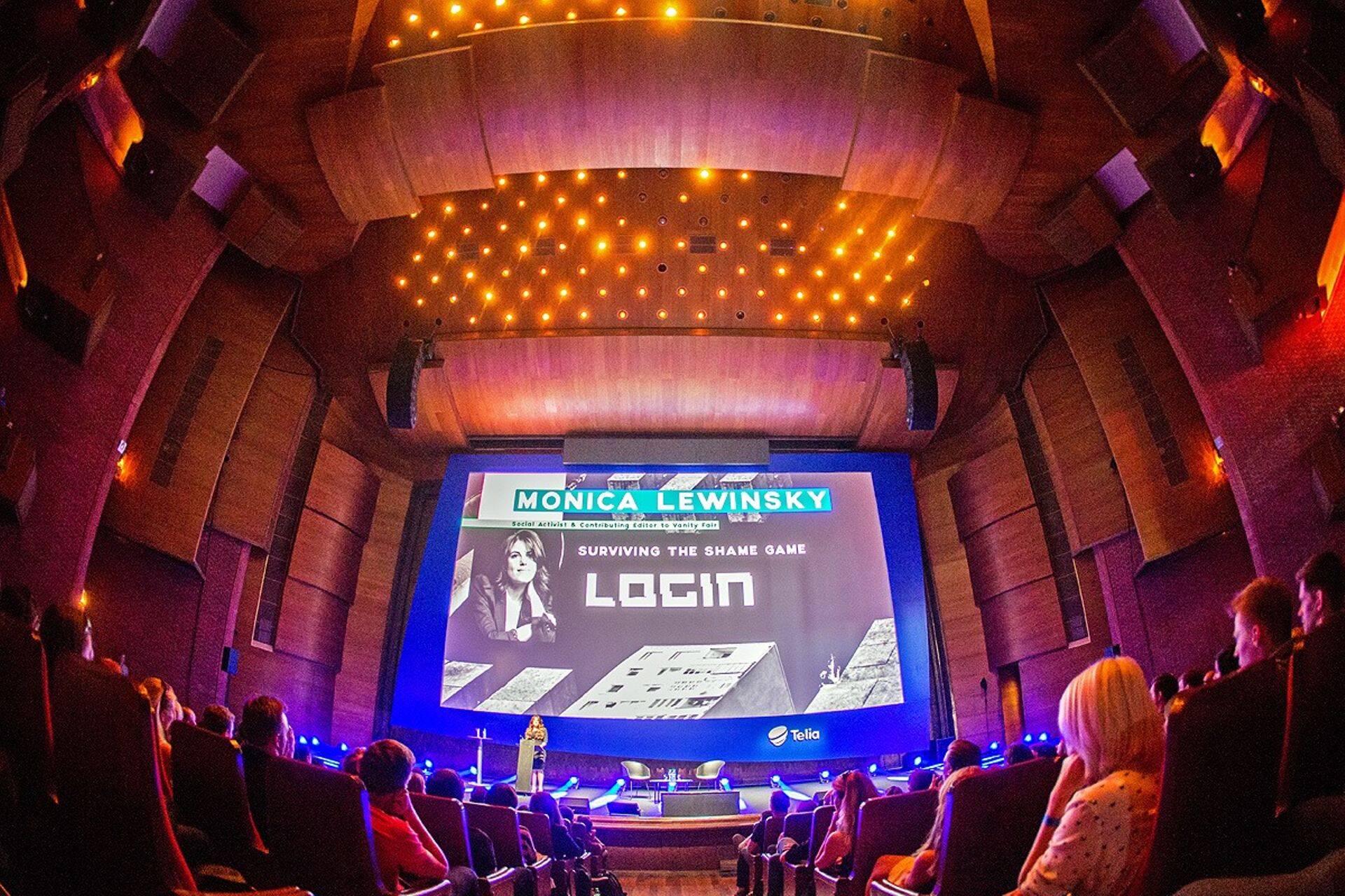 Mullu osales Login-konverentsil ka Bill Clintoni skandaaliga kuulsaks saanud Monica Lewinsky.