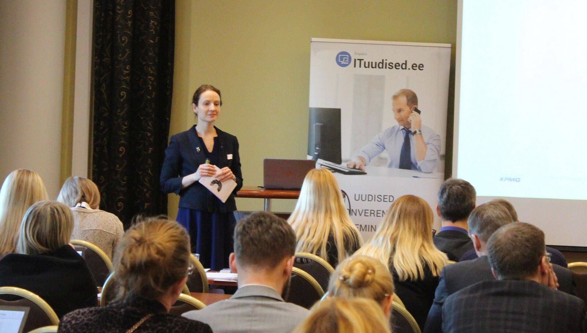 KPMG Advokaadibüroo vanemjurist Sirli-Kristi Käpa esinemas seminaril "Praktilised juhised uuest andmekaitsemäärusest tulenevate nõuete järgimiseks"