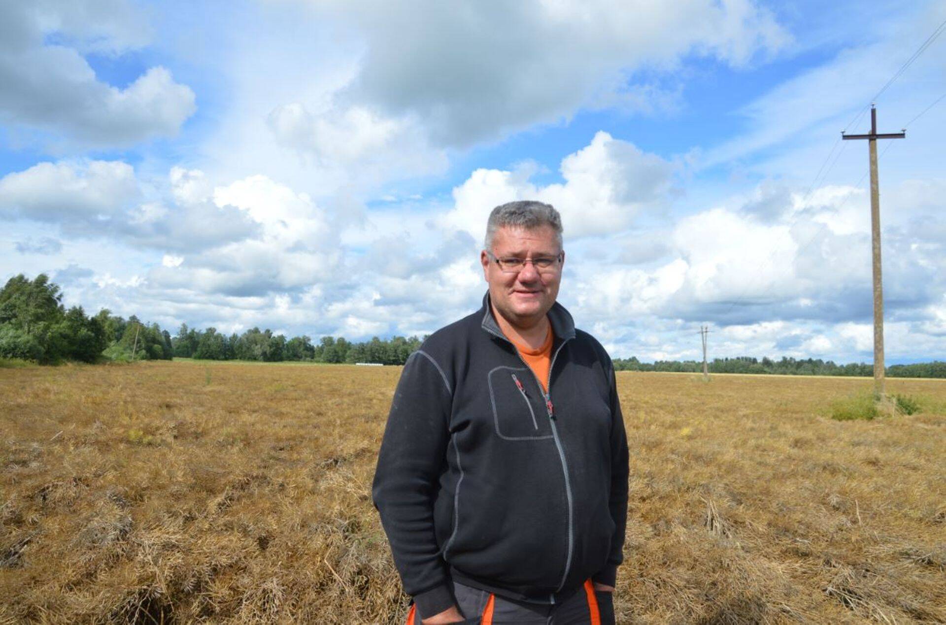 Viljo Siimsalu sai maherüpsi 2,4 tonni hektarilt.