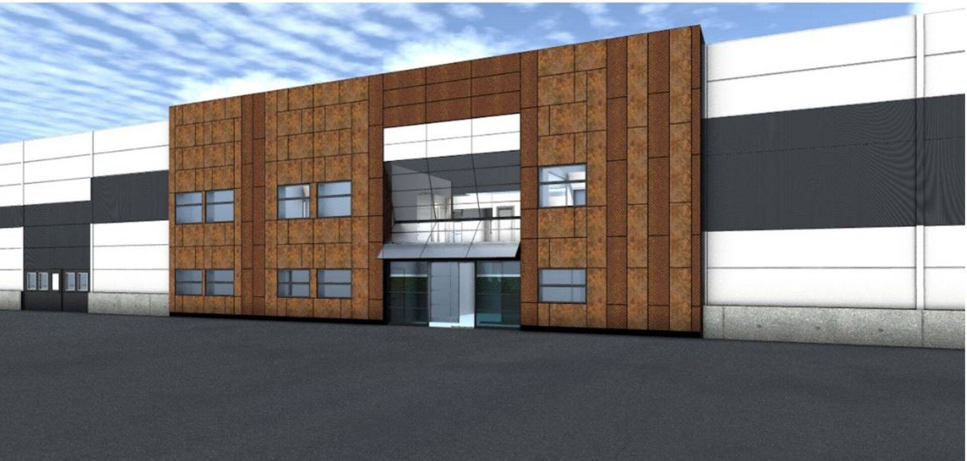 Valmiva tehasehoone 3D joonis