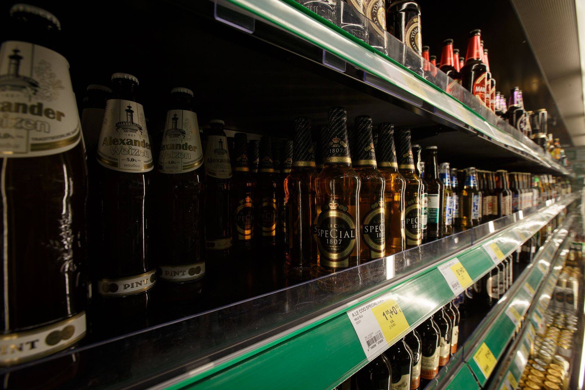 Järgmisest aastast ei tohi alkoholi osakond müügisaalist nähtav olla