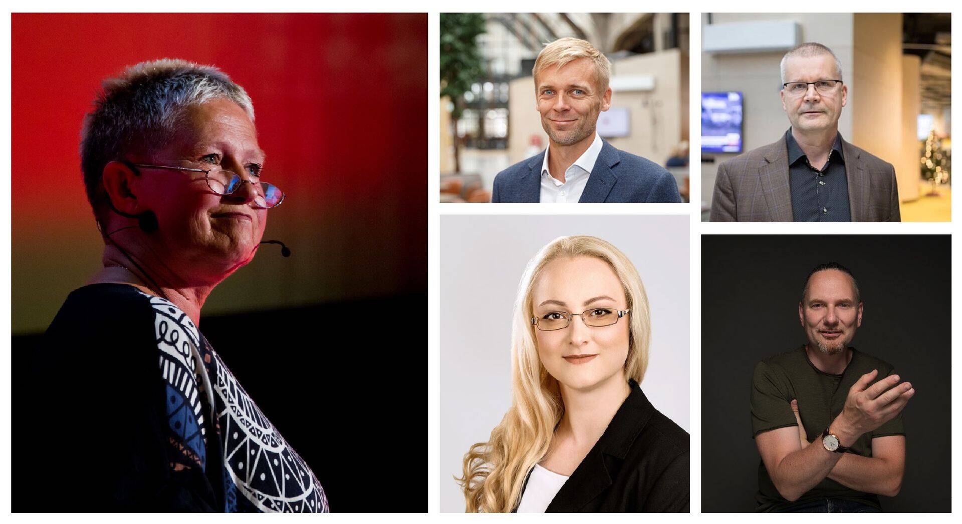 Vasakult Mare Pork, Andrus Kiisküla (üleval) ja Jari Kukkonen ning Thea Sogenbits ja Uku Nurk