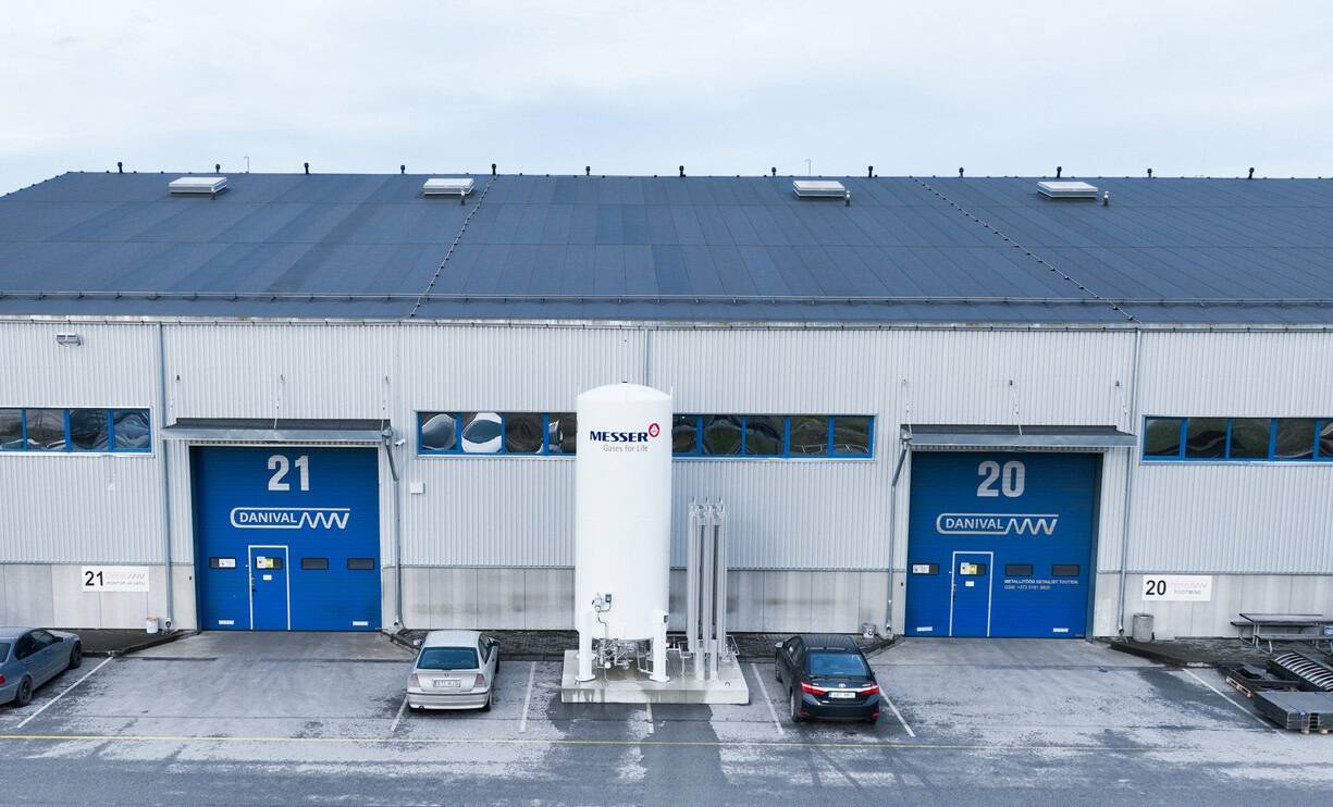 Metallitööettevõte Danival MW tootmishoone.