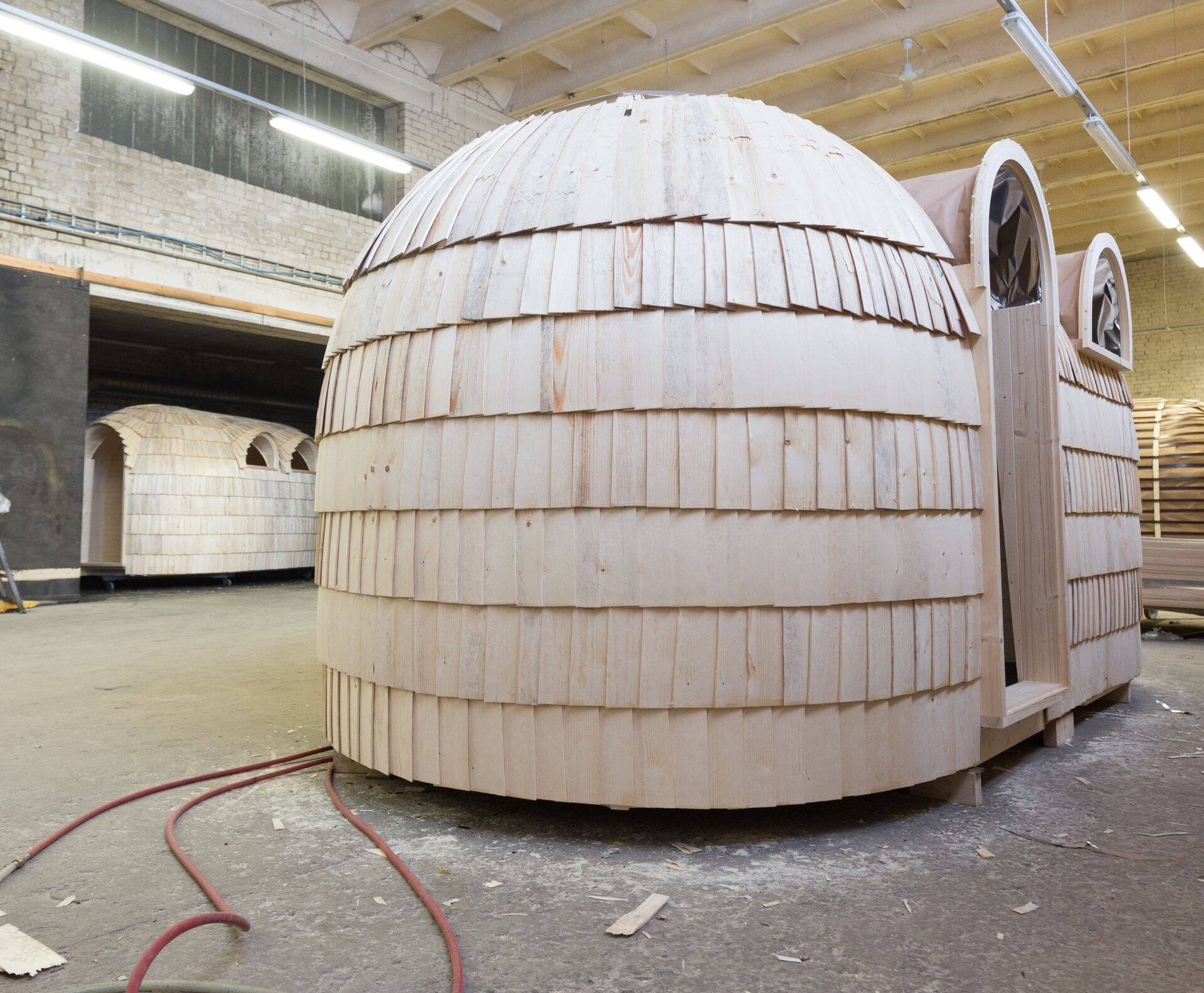 Iglusaunu tootev Creative Woodworks kasutas hiljuti turunduses endise tippjalgpalluri David Beckhami abi.