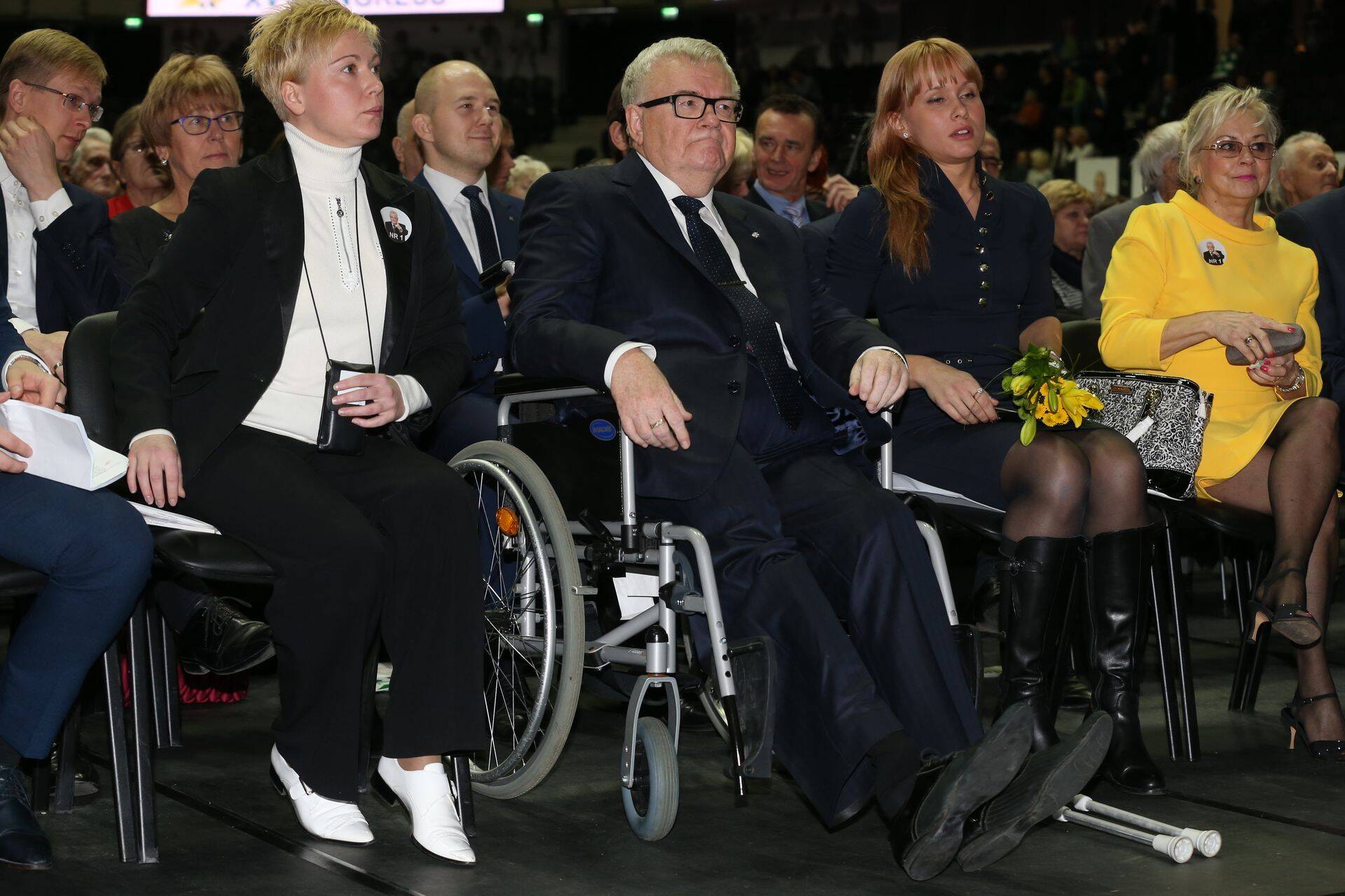 Savisaar Keskerakonna kongressil.