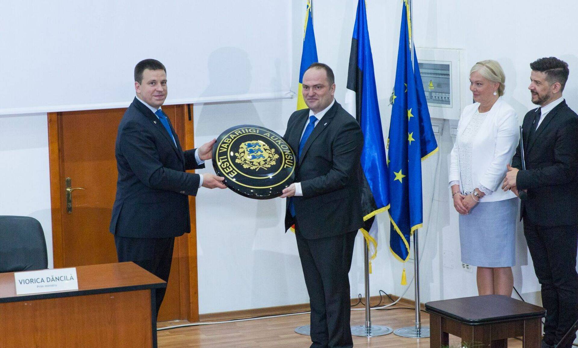 Премьер-министр Ратас открыл в Констанце почетное консульство Эстонии