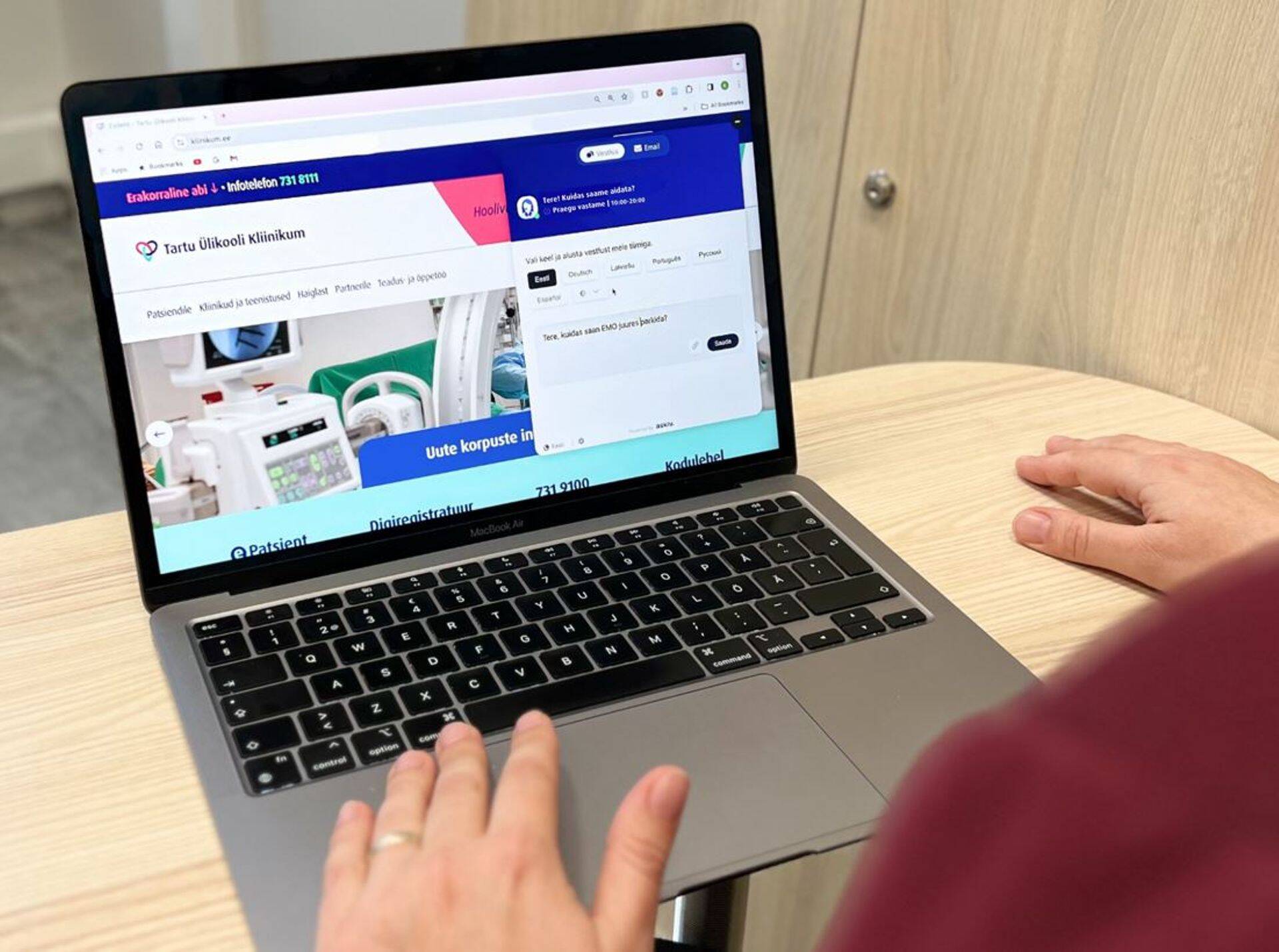 Kliinikumis algab juturoboti projekt.